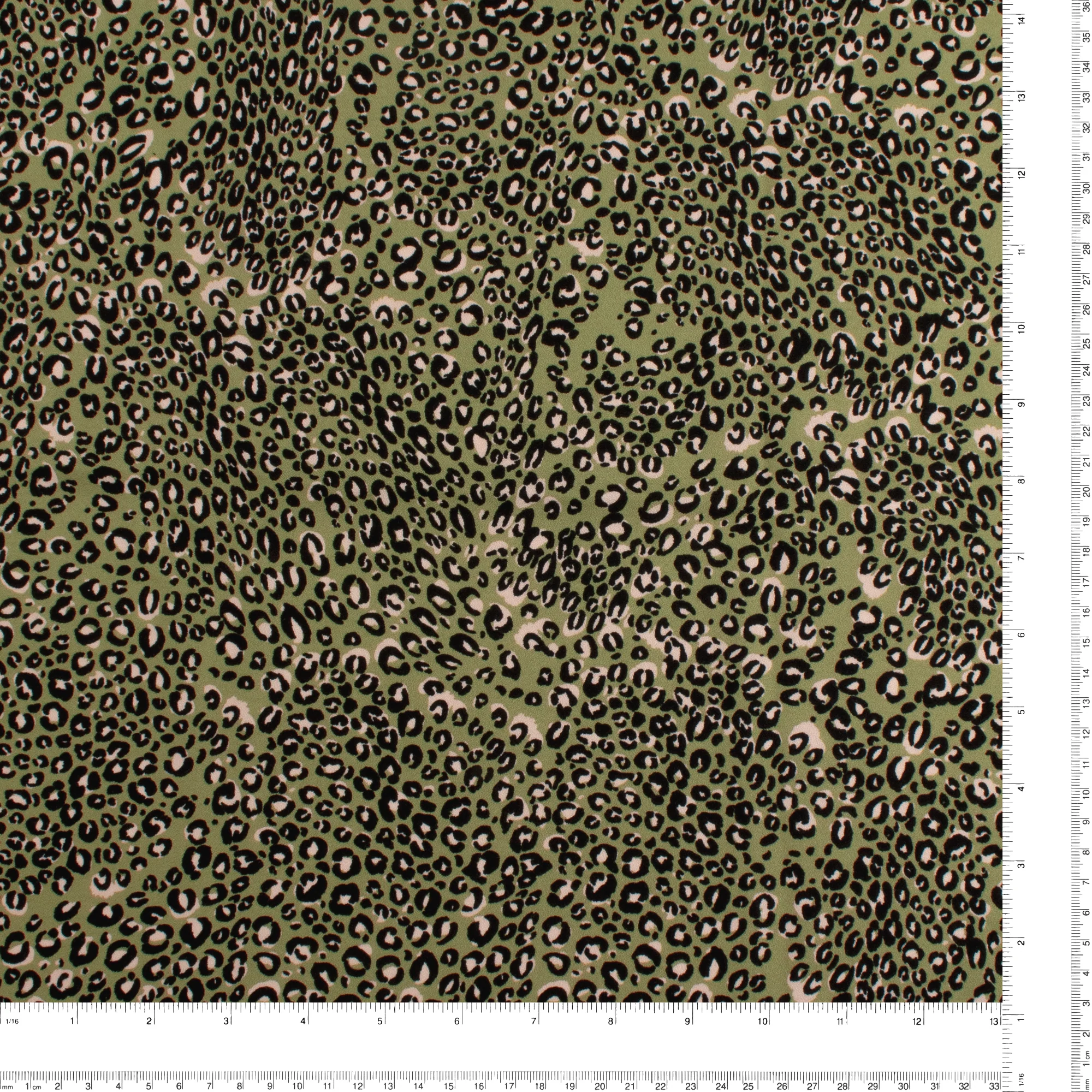 Printed Rayon - ALESSIA - 005 - Khaki - Image 3