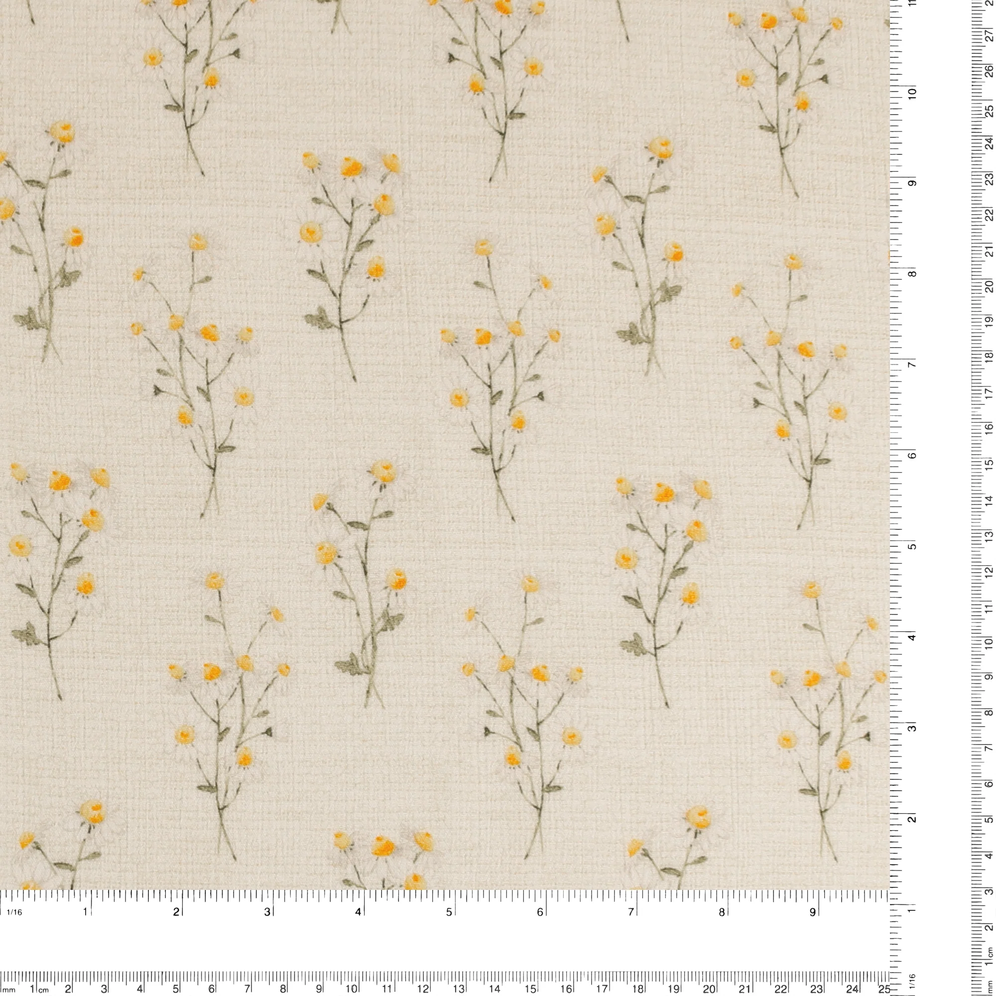 Printed Rayon Crinkle - BEATRICE - 001 - Offwhite - Image 3