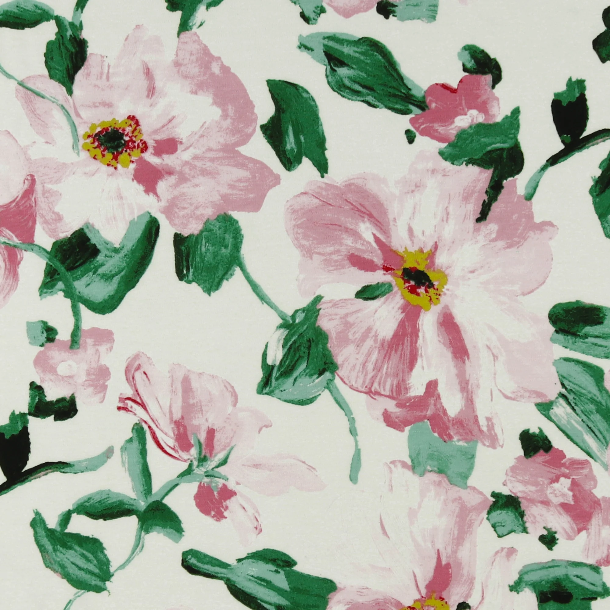 Printed Rayon Knit - BEATRICE - 003 - Offwhite