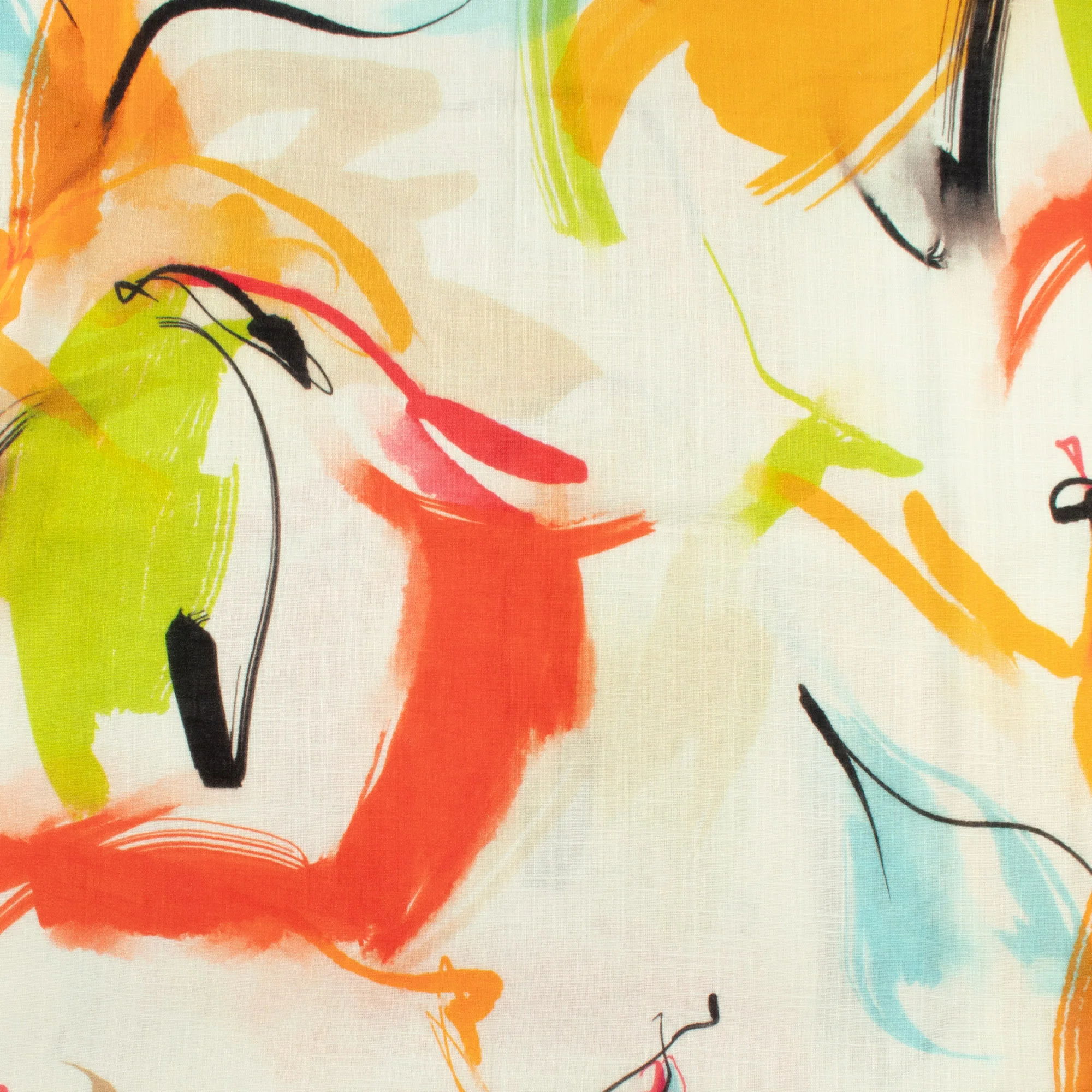 Printed Rayon - LAGOS - 008 - Orange
