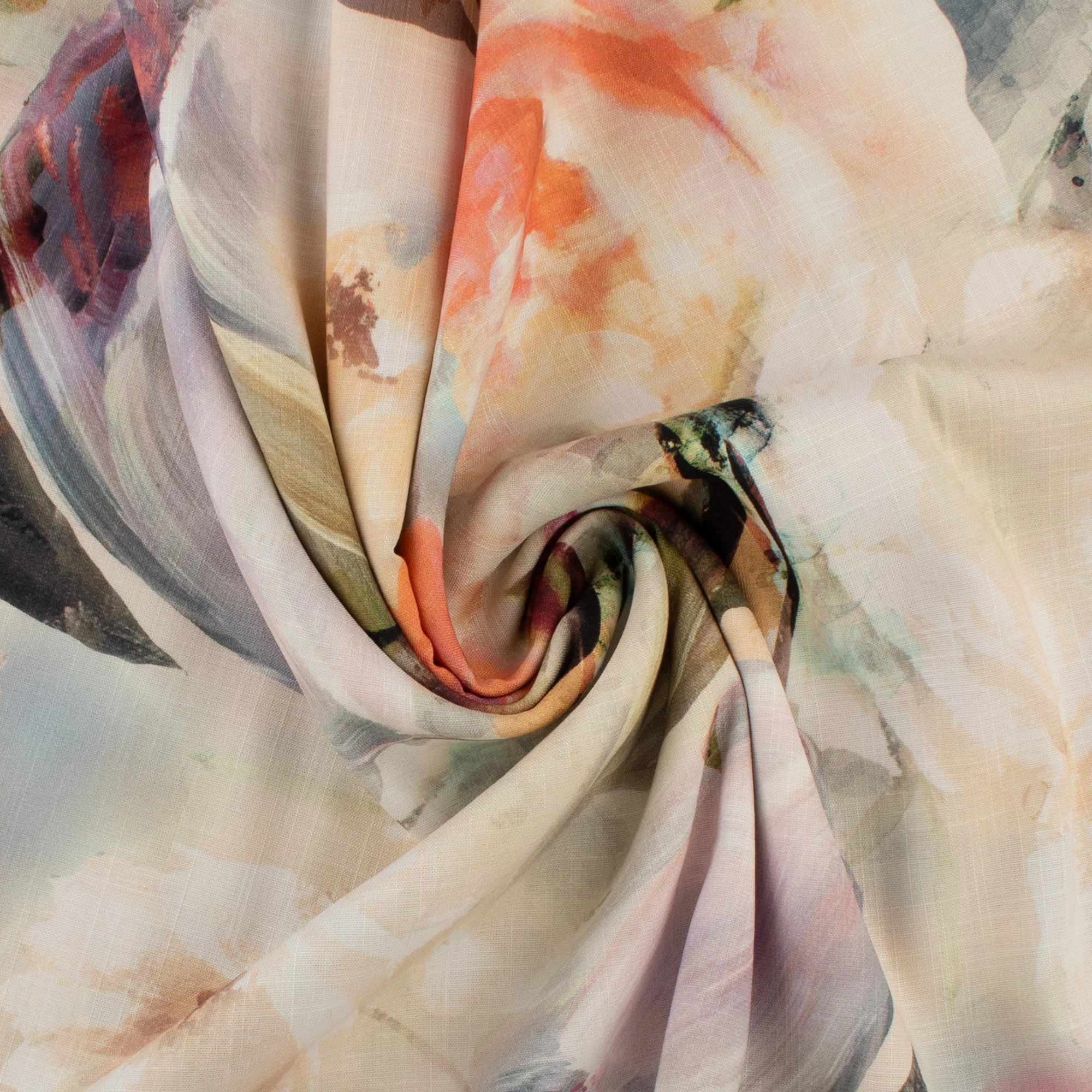 Printed Rayon - LAGOS - 009 - Tan - Image 2