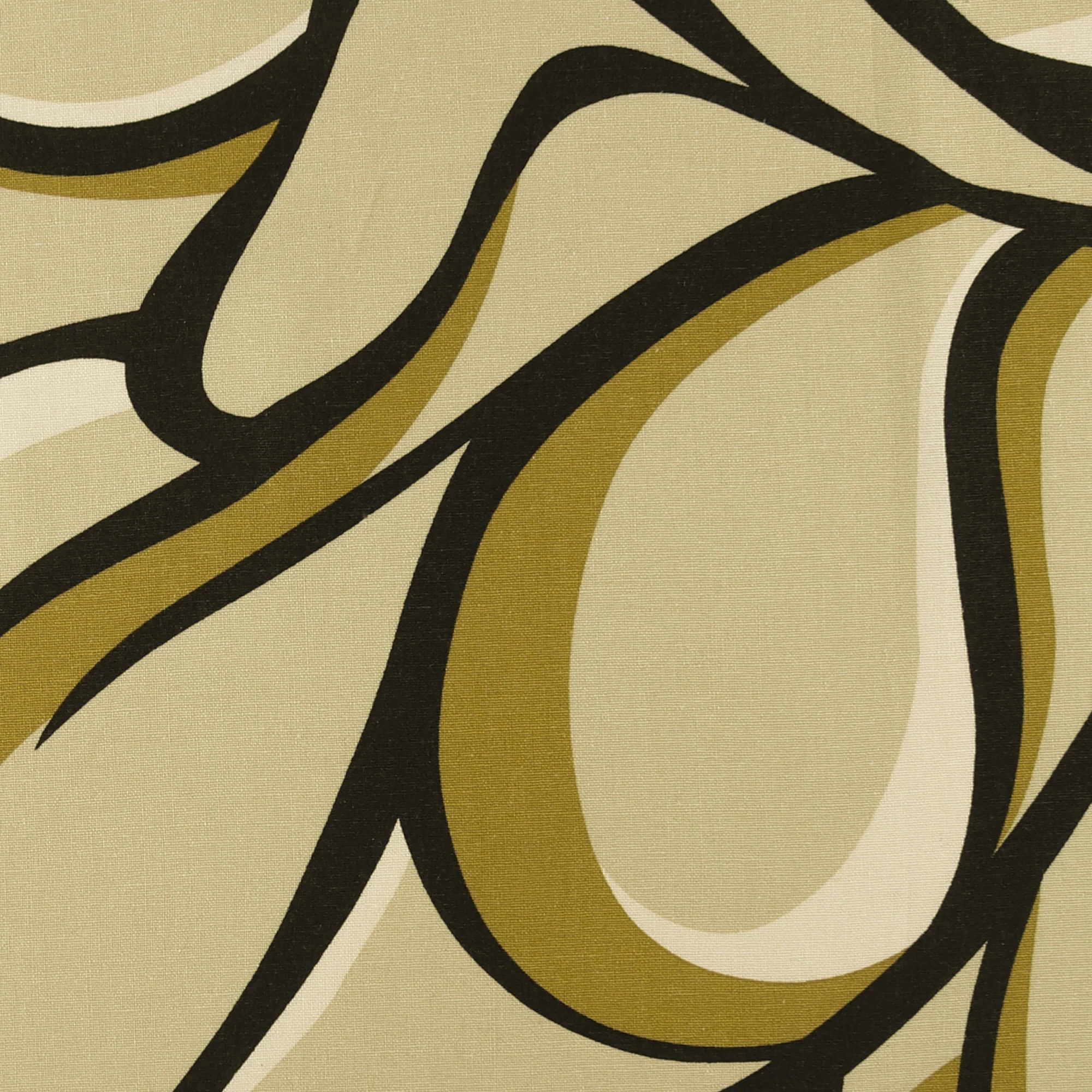 Printed Rayon Linen - SAN PAULO - 006 - Neutral & Black