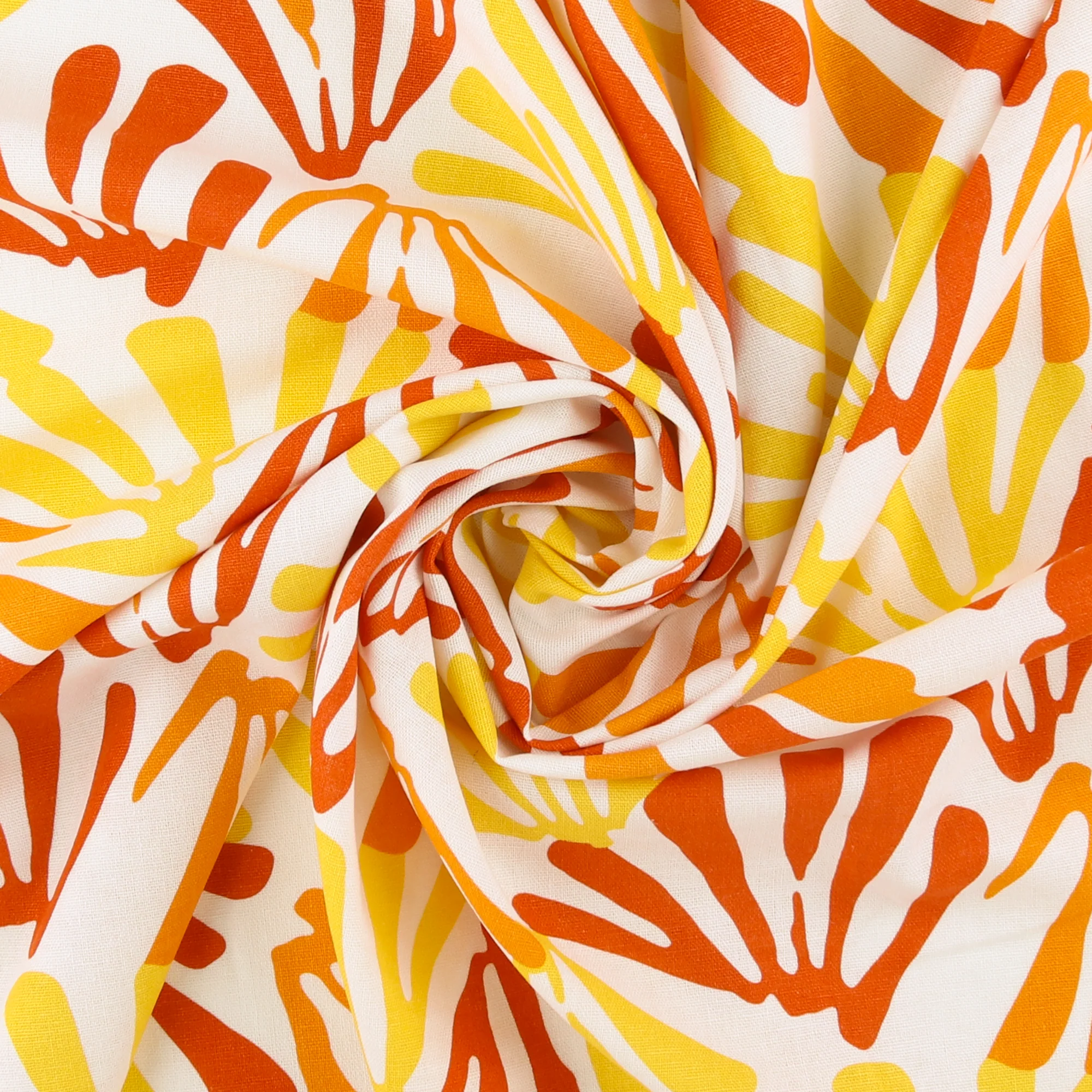 Printed Rayon Linen - SAN PAULO - 017 - Sunshine - Image 2
