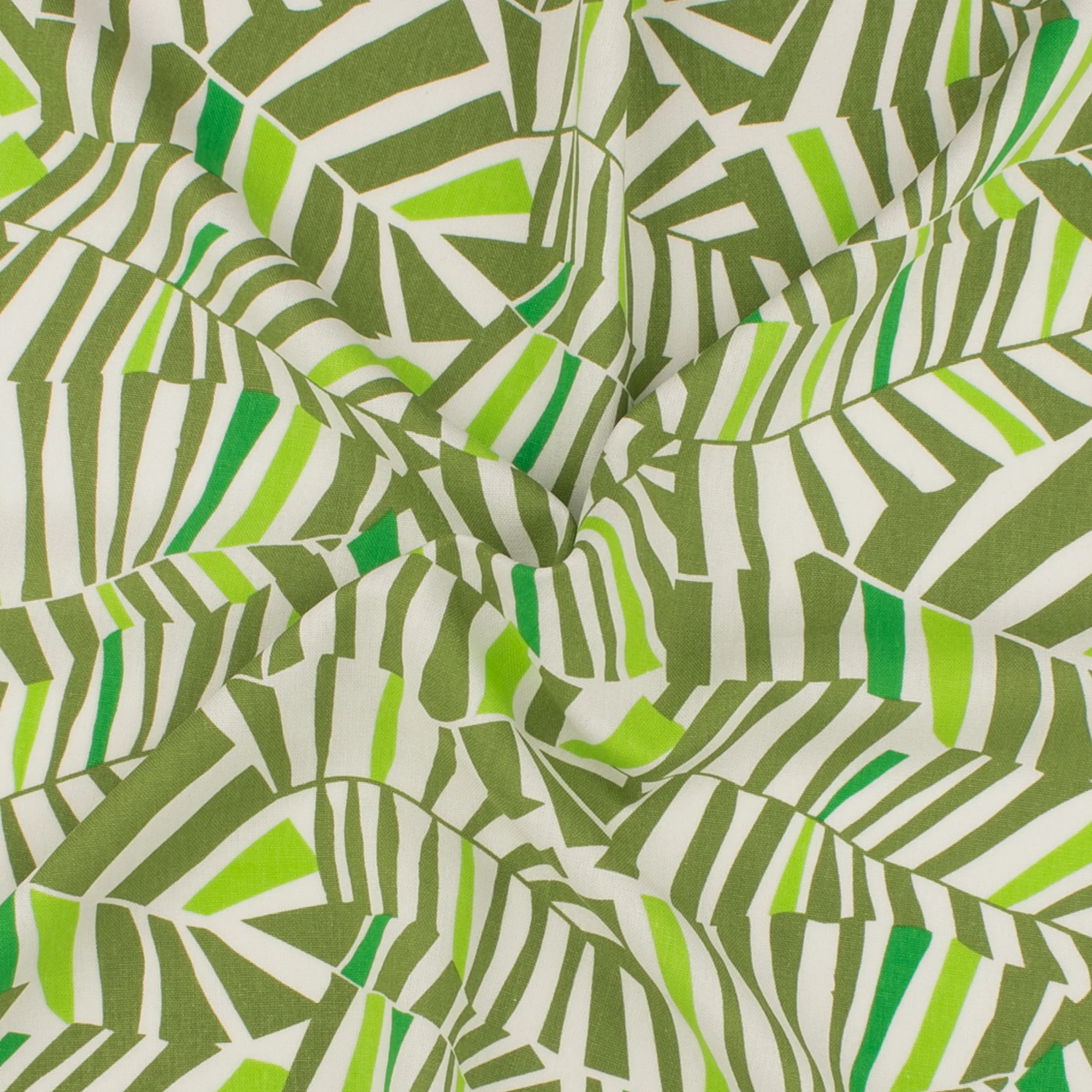 Printed Rayon & Linen - TOBAGO - 009 - Green - Image 2