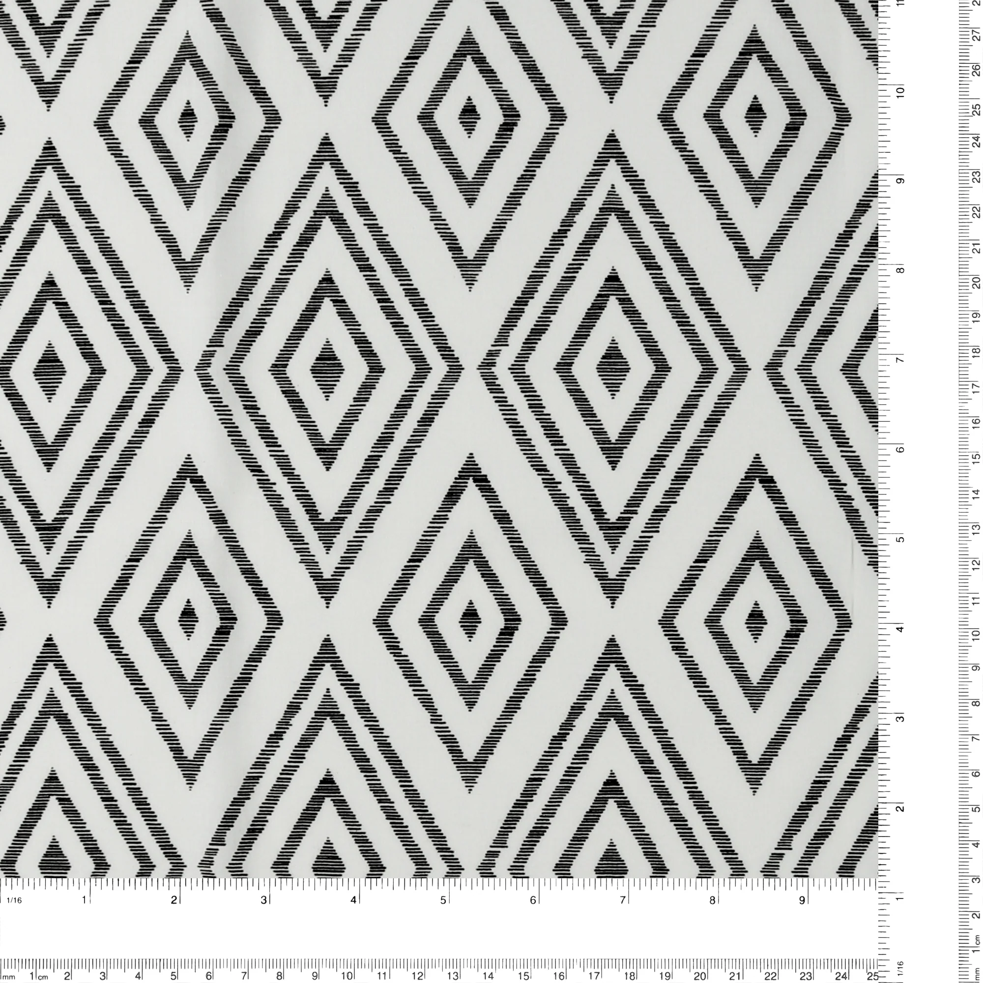 Printed Rayon Poplin - BEATRICE - 001 - Ivory - Image 3