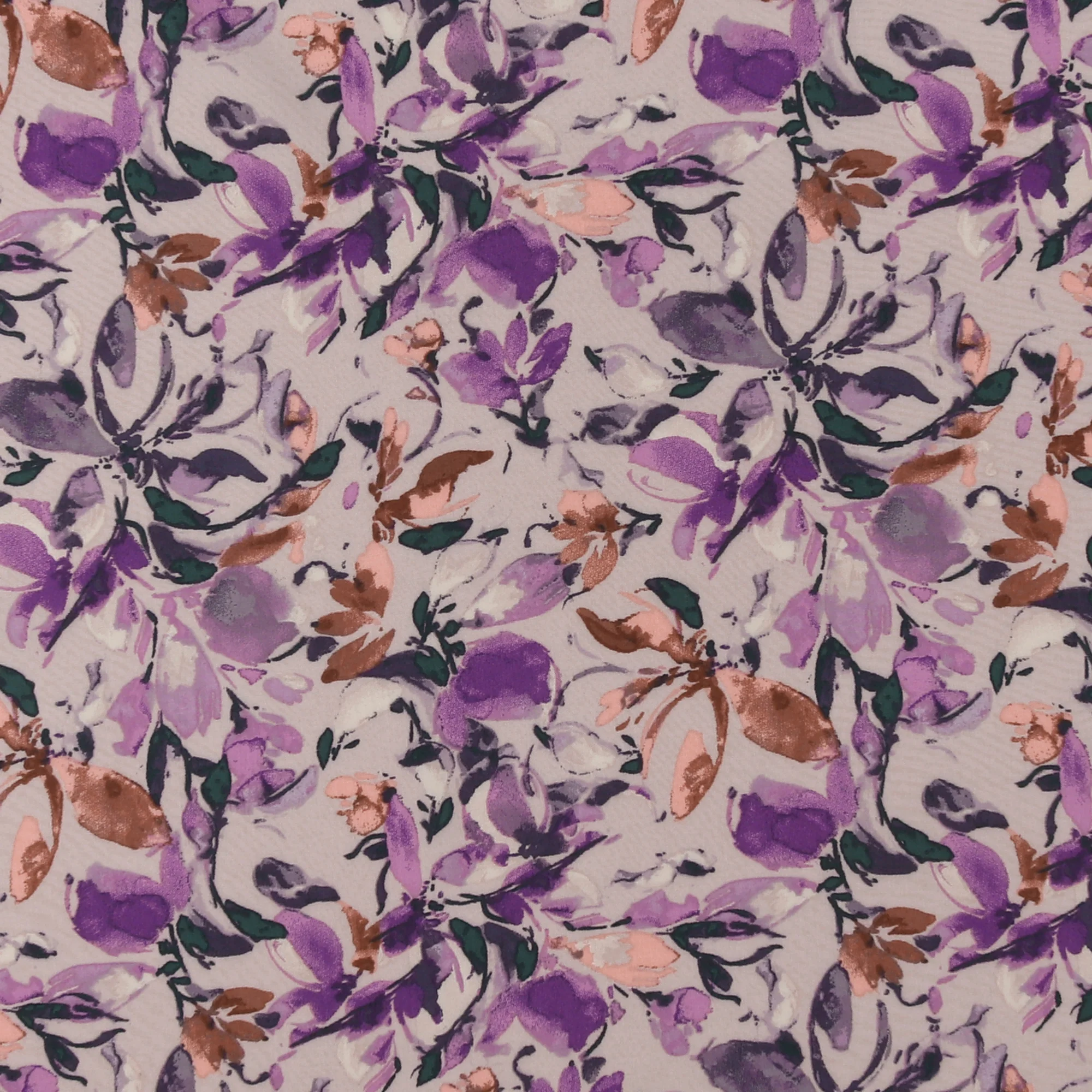 Printed Rayon Poplin - BEATRICE - 001 - Lavander