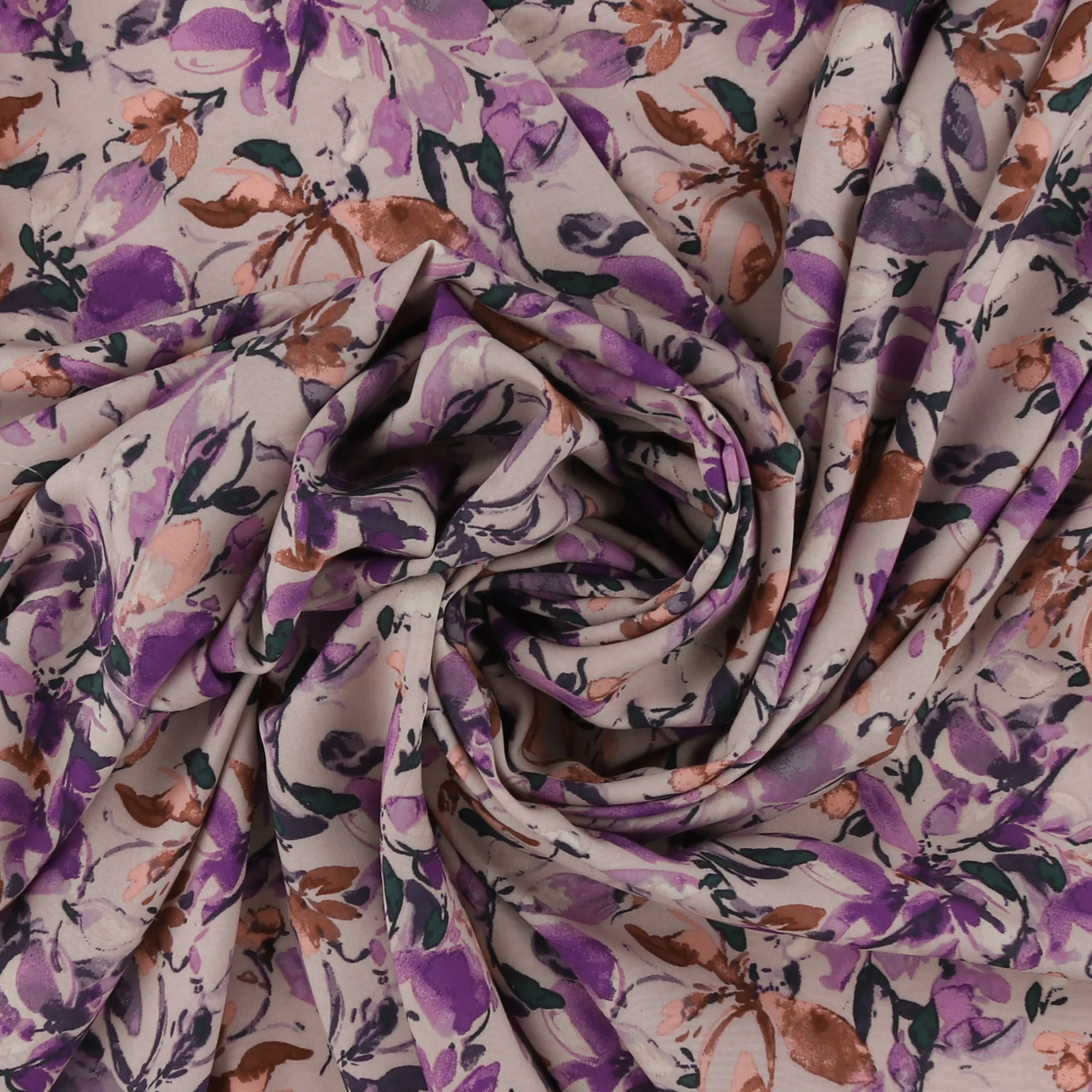 Printed Rayon Poplin - BEATRICE - 001 - Lavander - Image 2