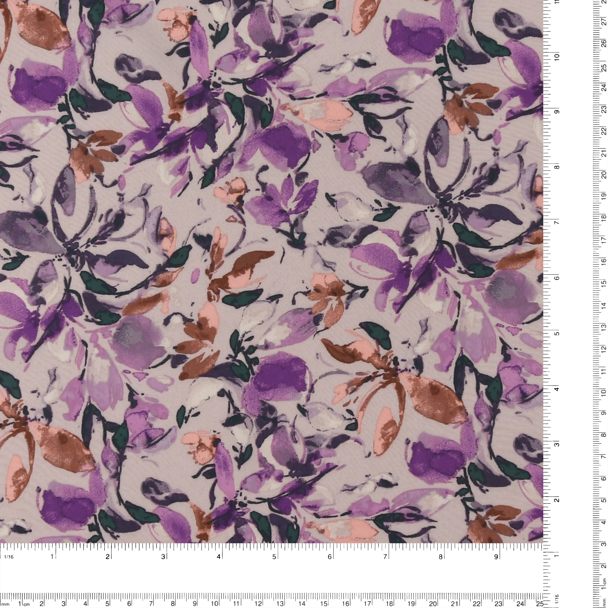 Printed Rayon Poplin - BEATRICE - 001 - Lavander - Image 3