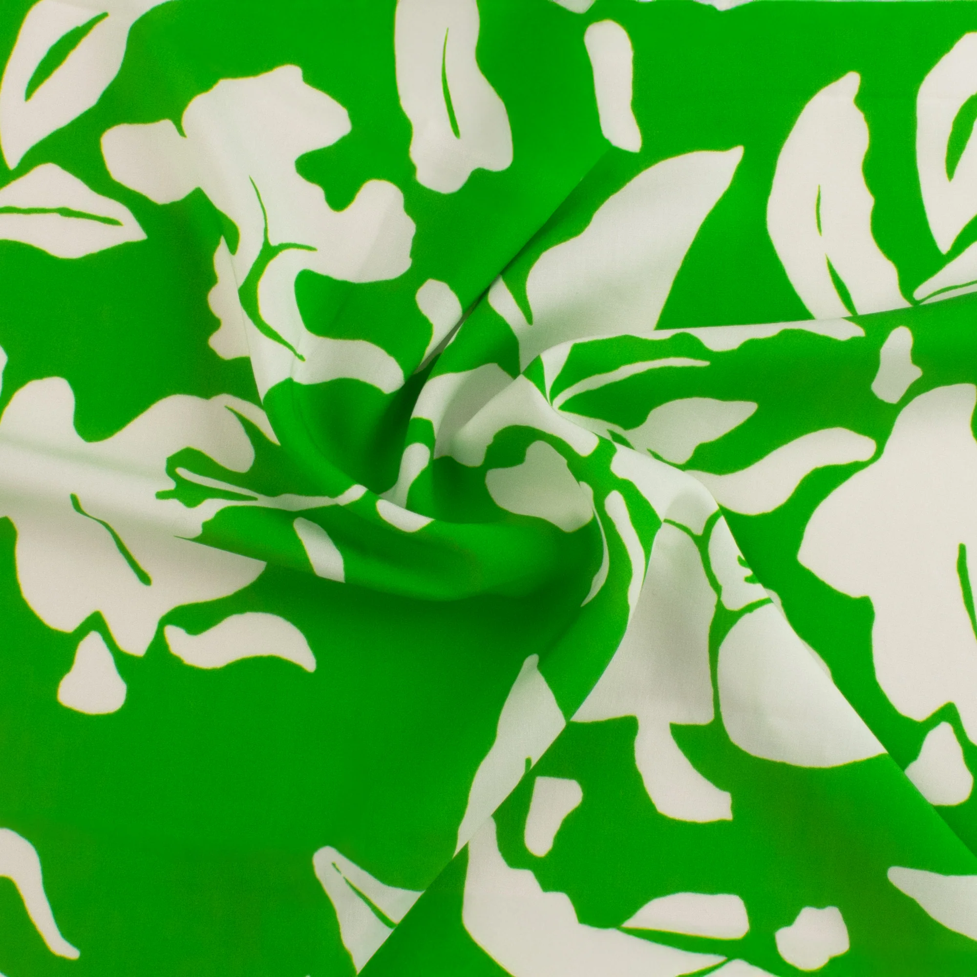 Printed Rayon Poplin - DEIRDRE - 012 - Green - Image 2