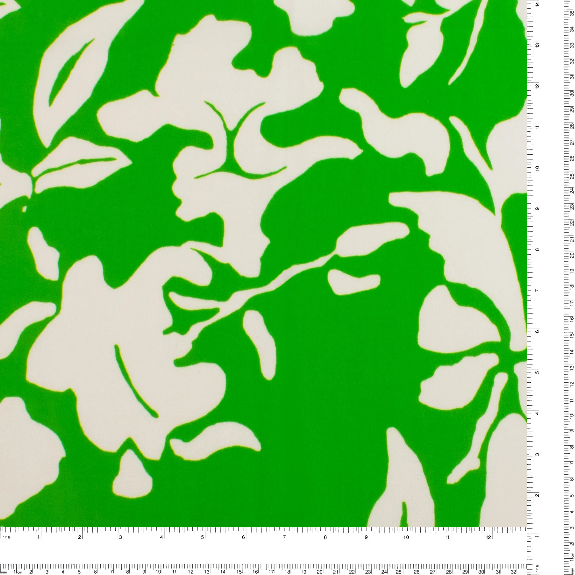 Printed Rayon Poplin - DEIRDRE - 012 - Green - Image 3