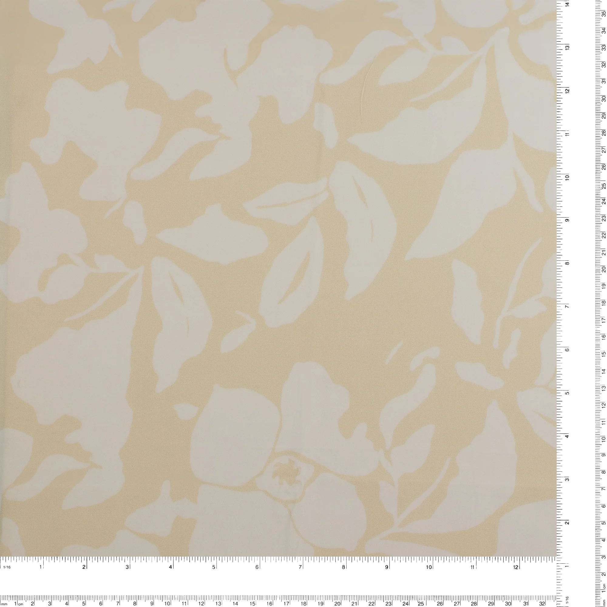 Printed Rayon Poplin - DEIRDRE - 013 - Sand - Image 3