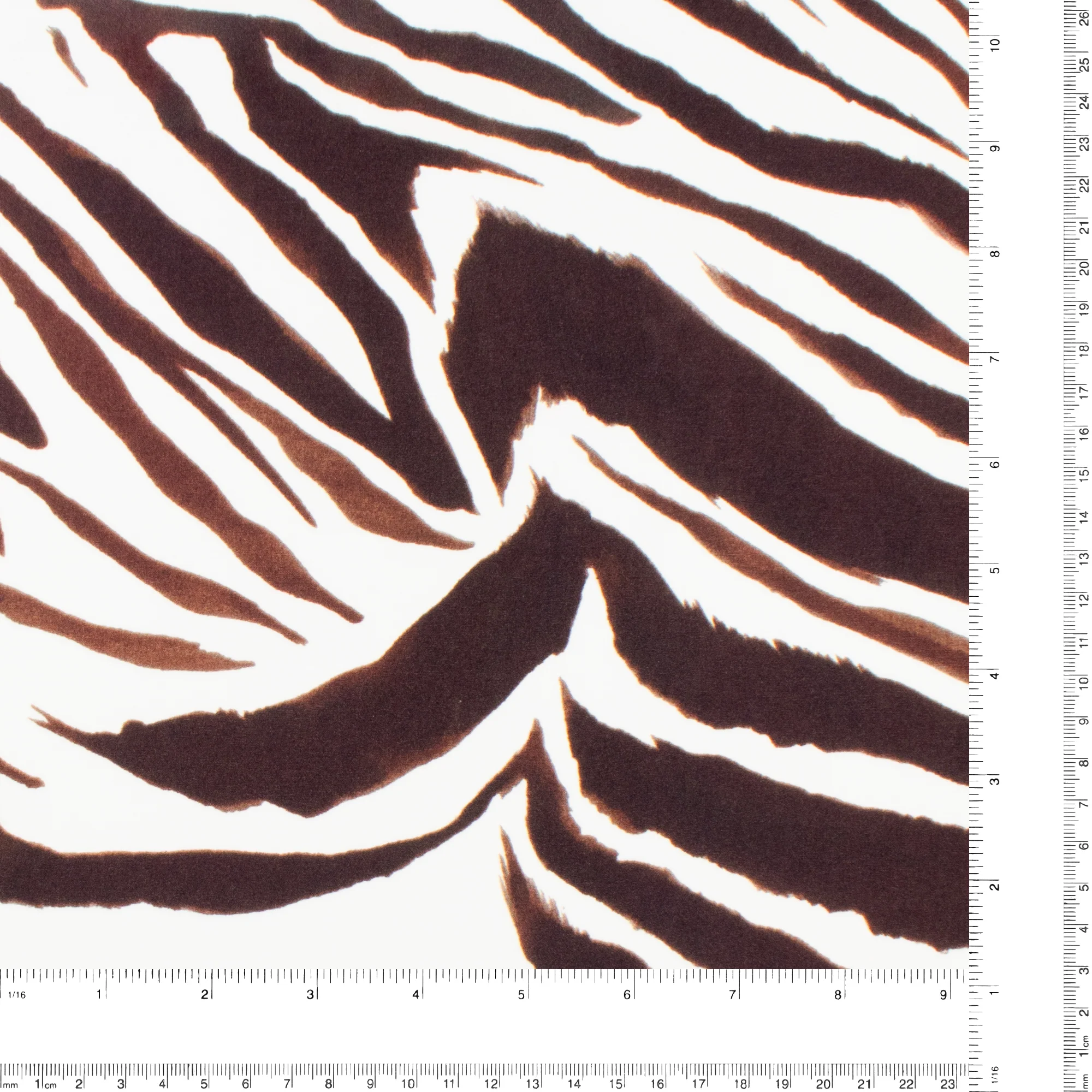 Printed Rayon Poplin - MILA - 004 - Brown - Image 3