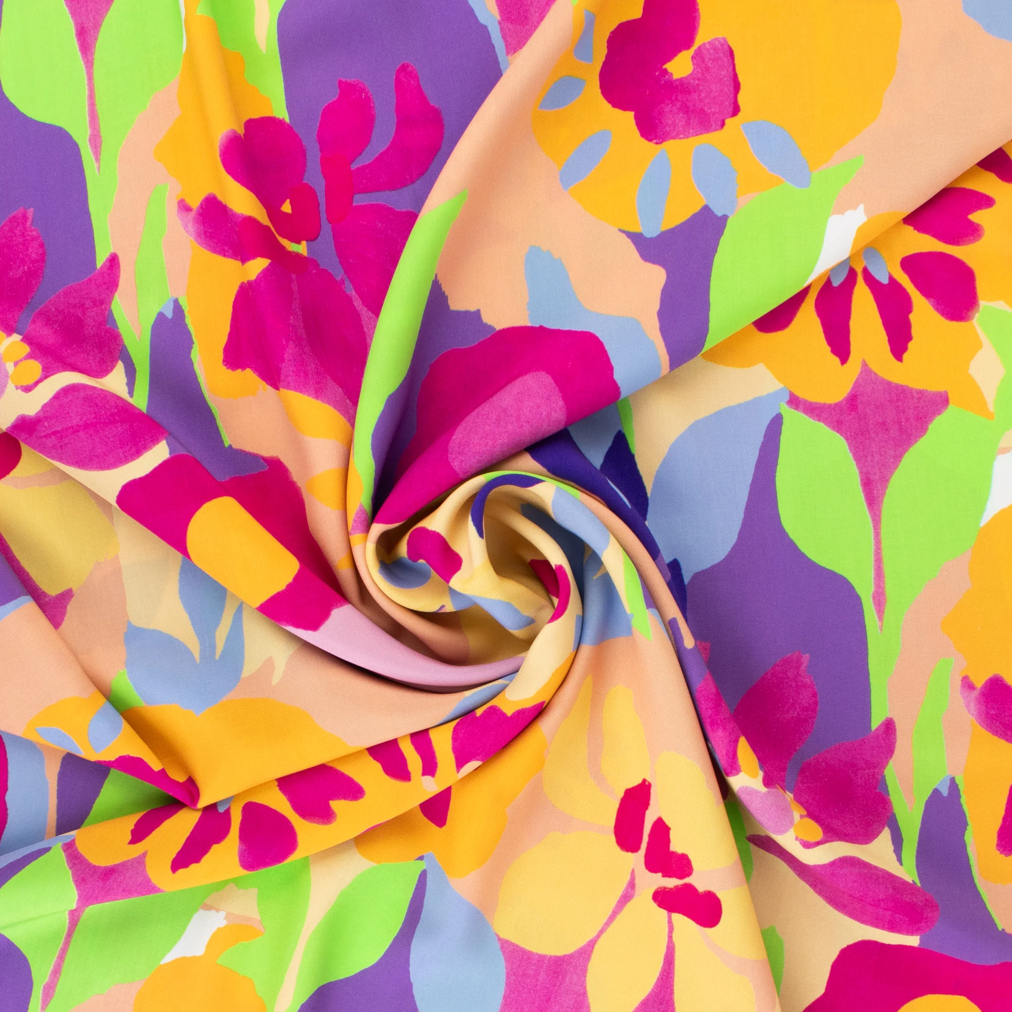 Printed Rayon Poplin - MILA - 013 - Multicolor - Image 2