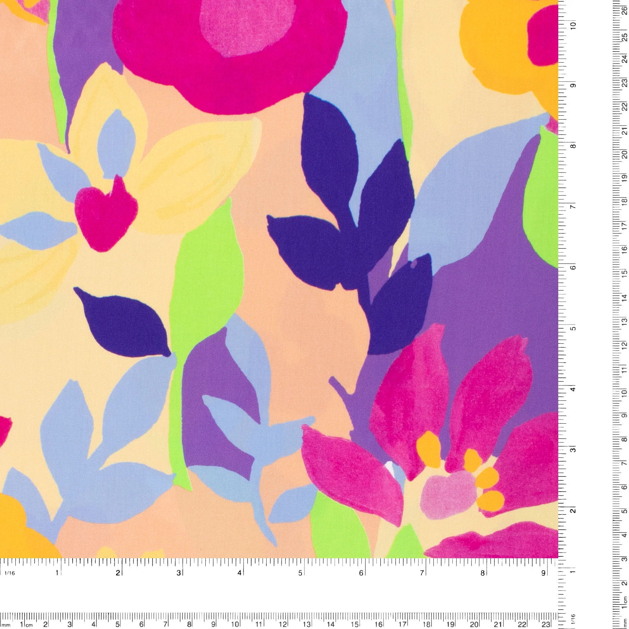 Printed Rayon Poplin - MILA - 013 - Multicolor - Image 3