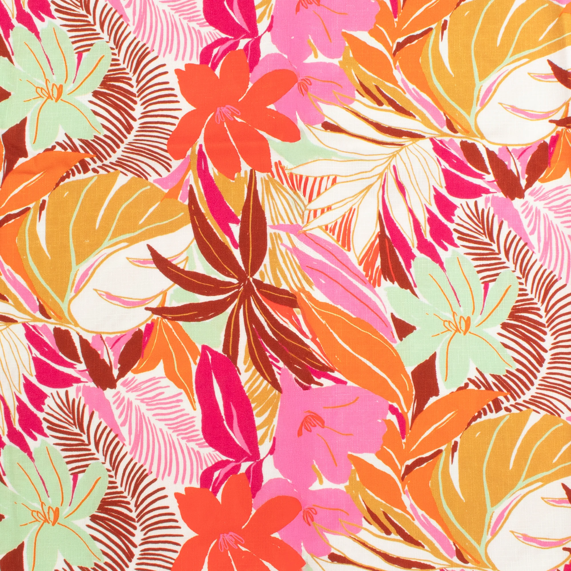 Printed Rayon Slub - LILIANA - 008 - Magenta
