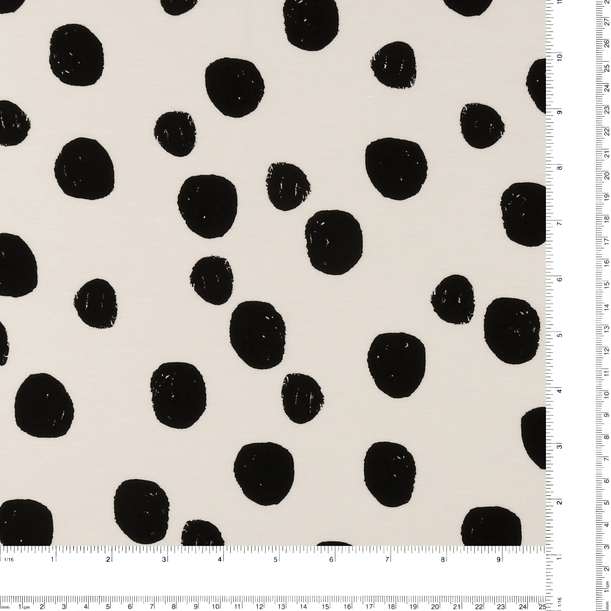 Printed Rayon & Spandex Knit - TONY - 001 - Offwhite - Image 3