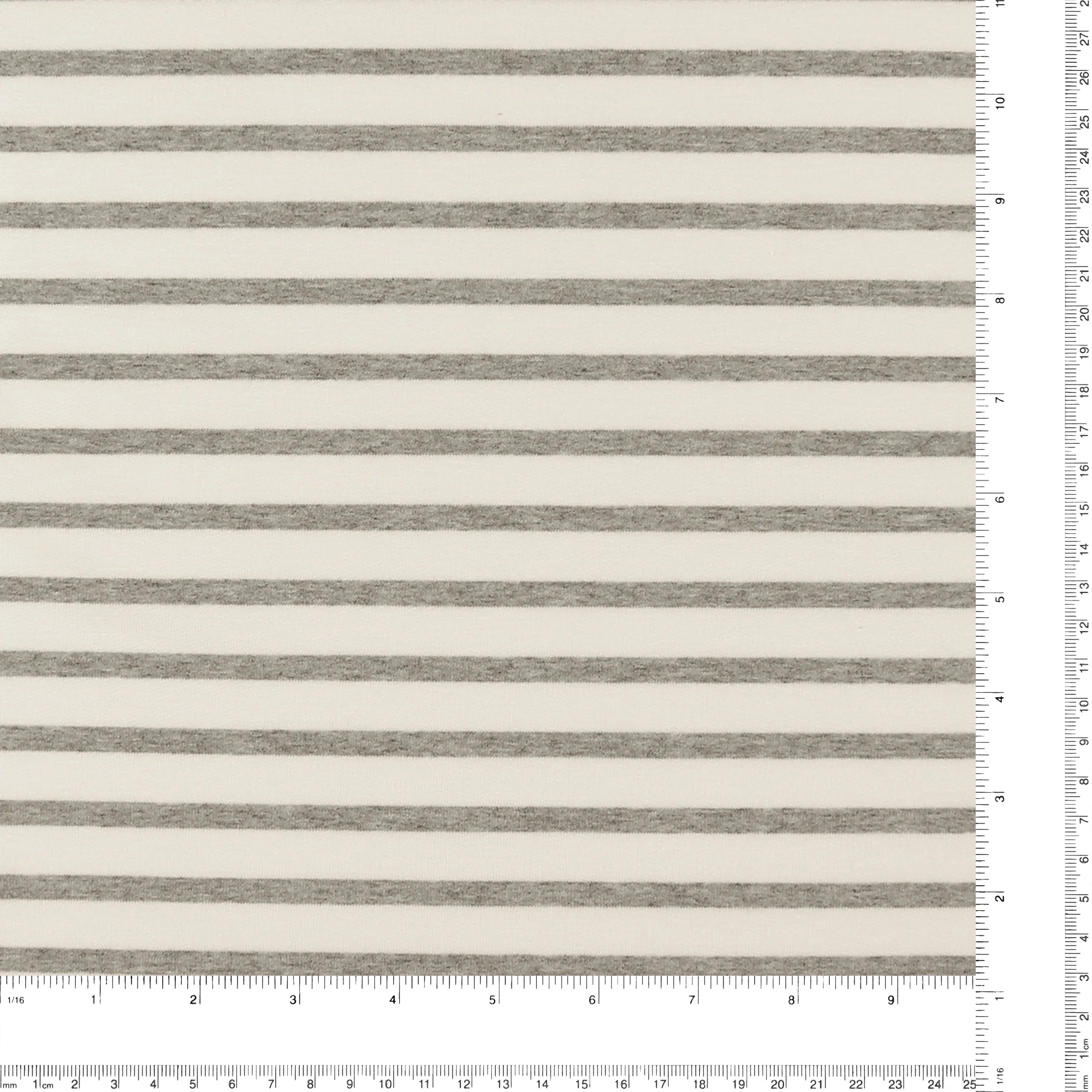 Printed Rayon & Spandex Knit - TONY - 003 - Grey & White - Image 3