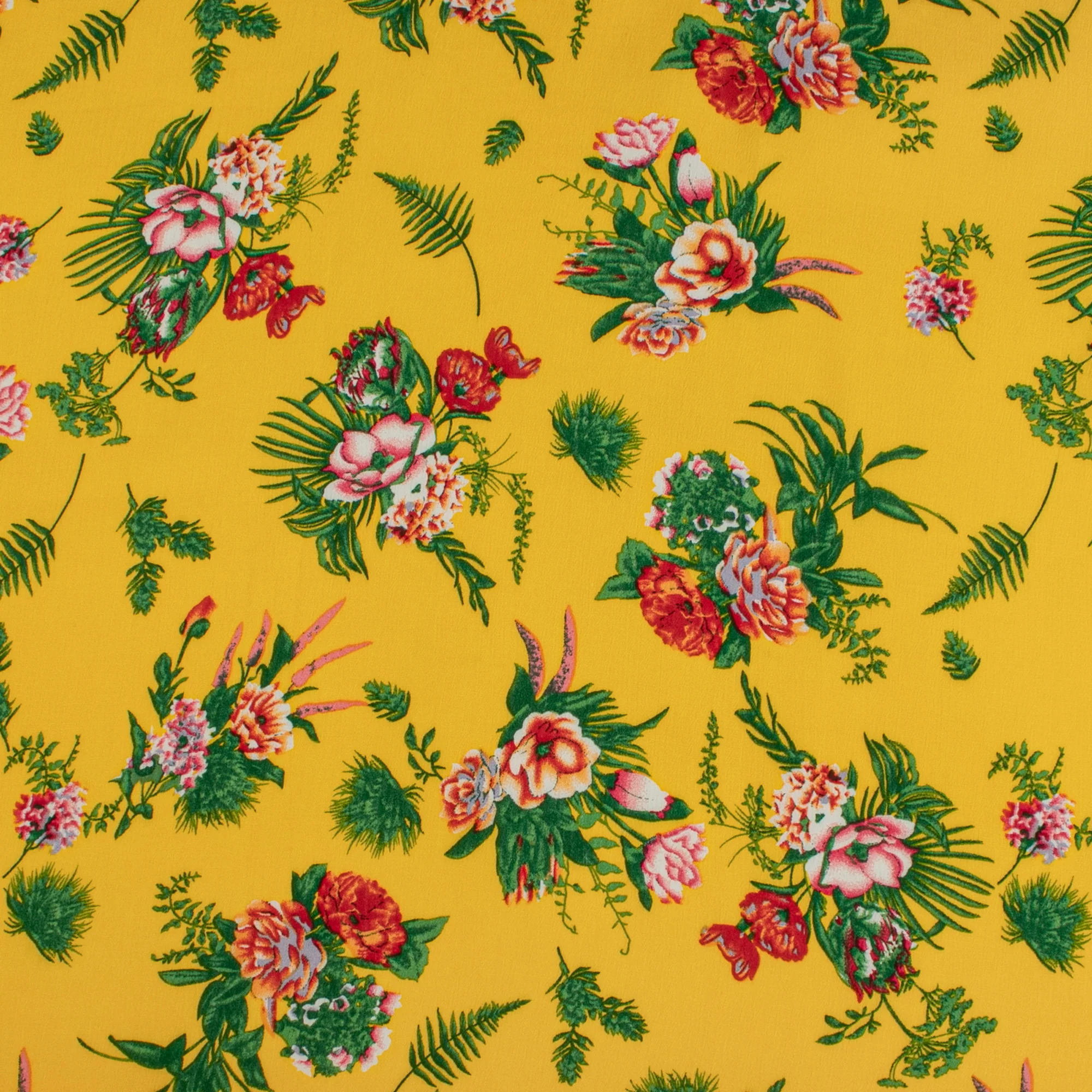 Printed Rayon Yoryu - TALIA 005 - Yellow
