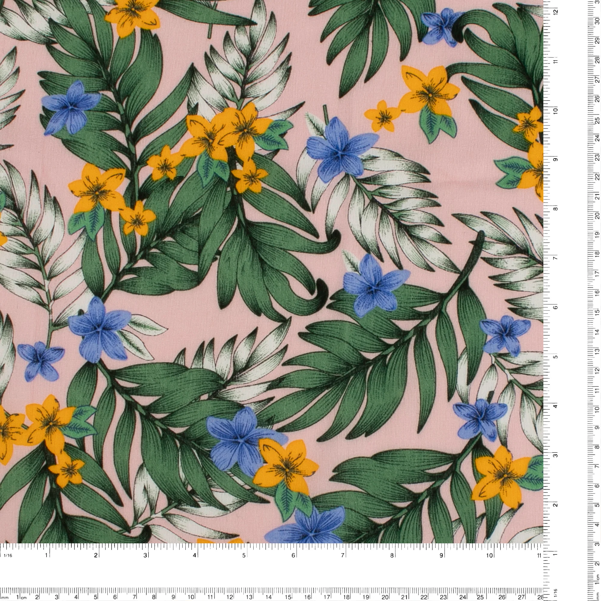 Printed Rayon Yoryu - TALIA 017 - Light Pink - Image 3