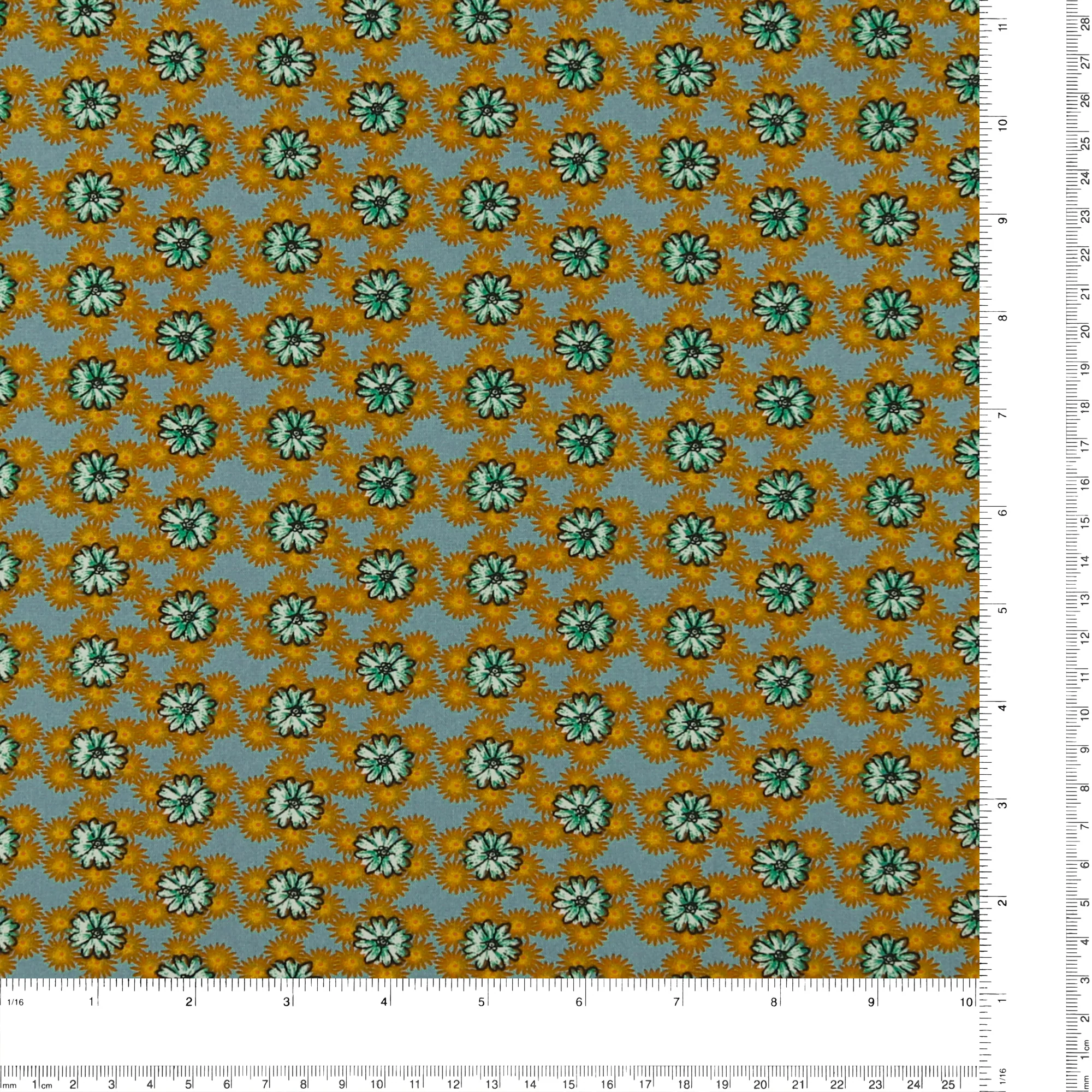 Printed Rayonne - MORGAN - 002 - Aqua - Image 3