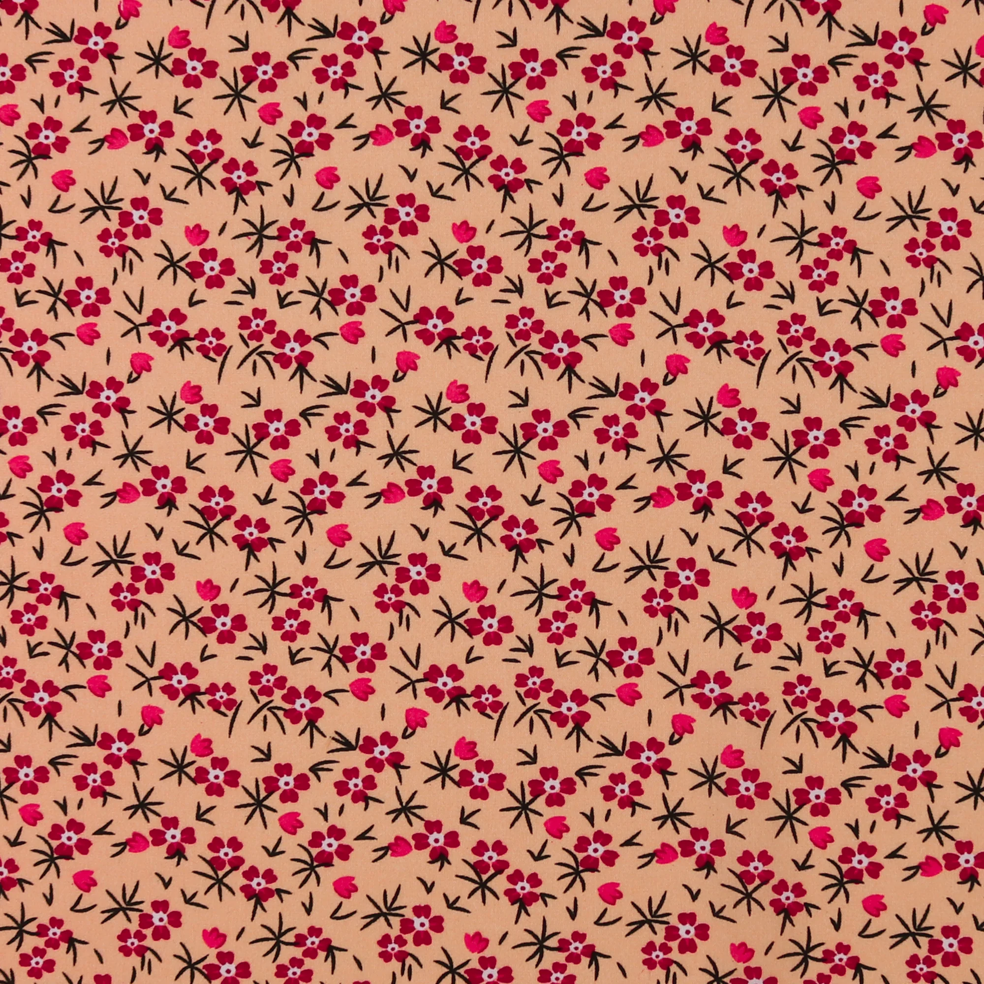 Printed Rayonne - MORGAN - 003 - Peach