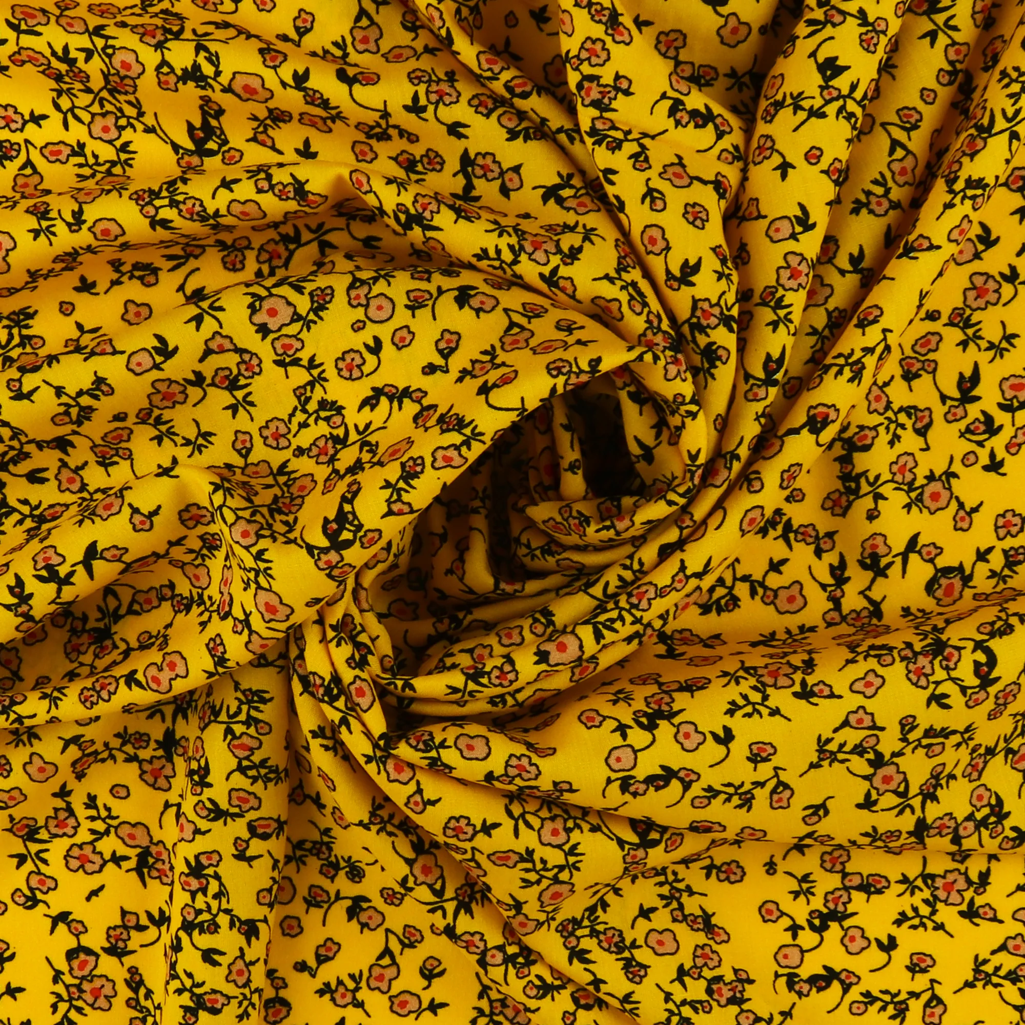 Printed Rayonne - MORGAN - 005 - Yellow - Image 2