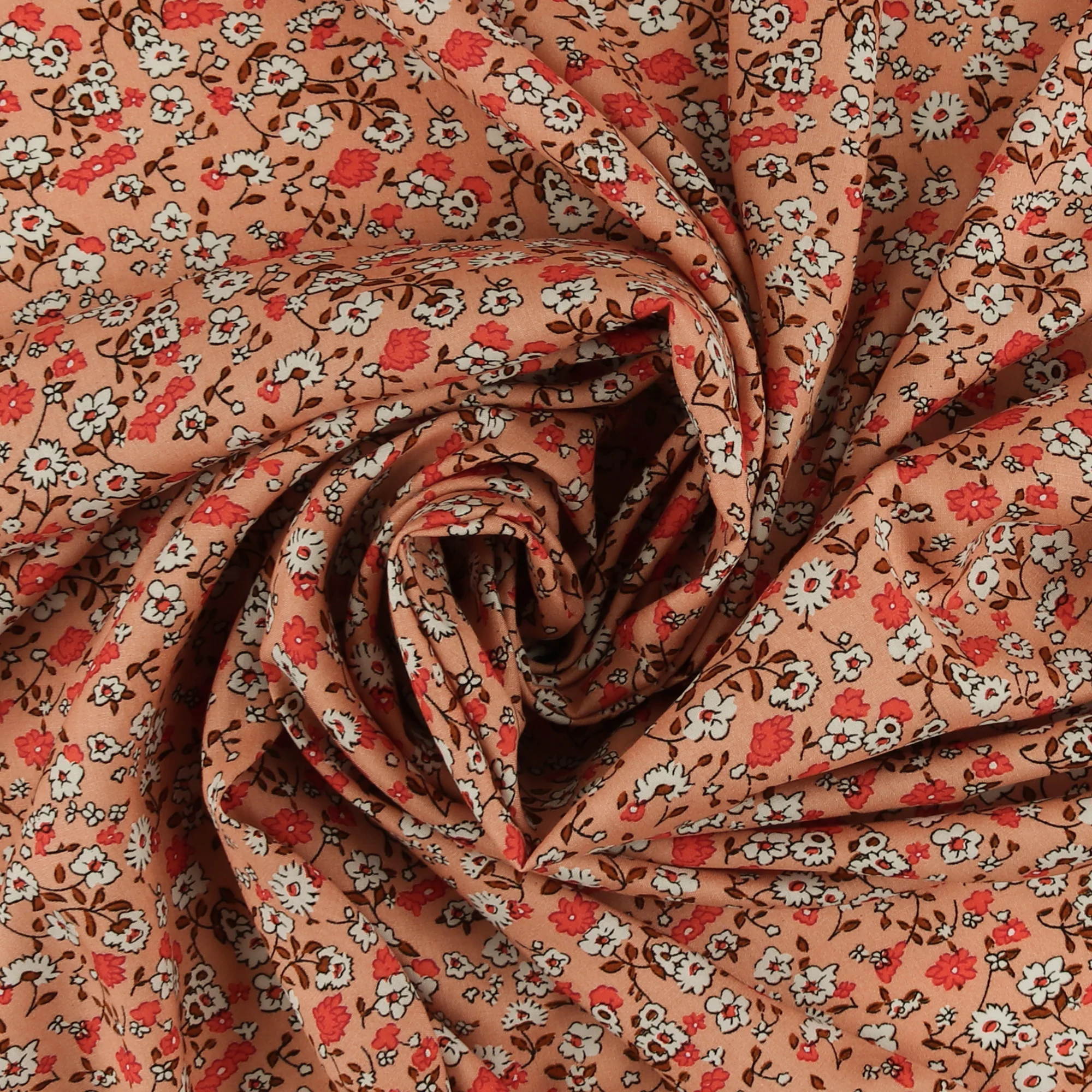 Printed Rayonne - MORGAN - 006 - Salmon - Image 2