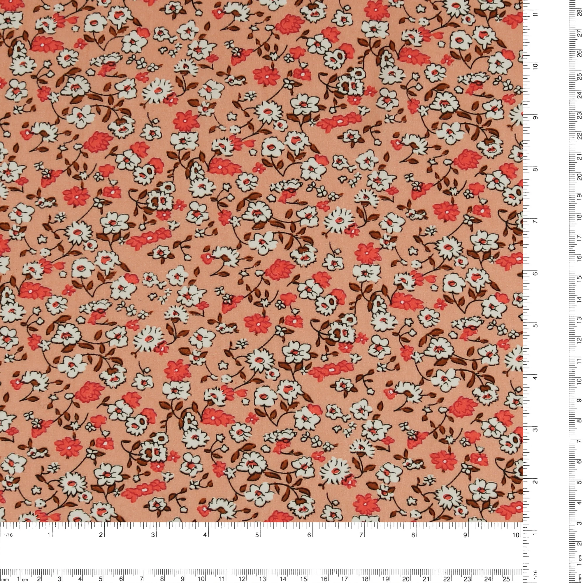 Printed Rayonne - MORGAN - 006 - Salmon - Image 3
