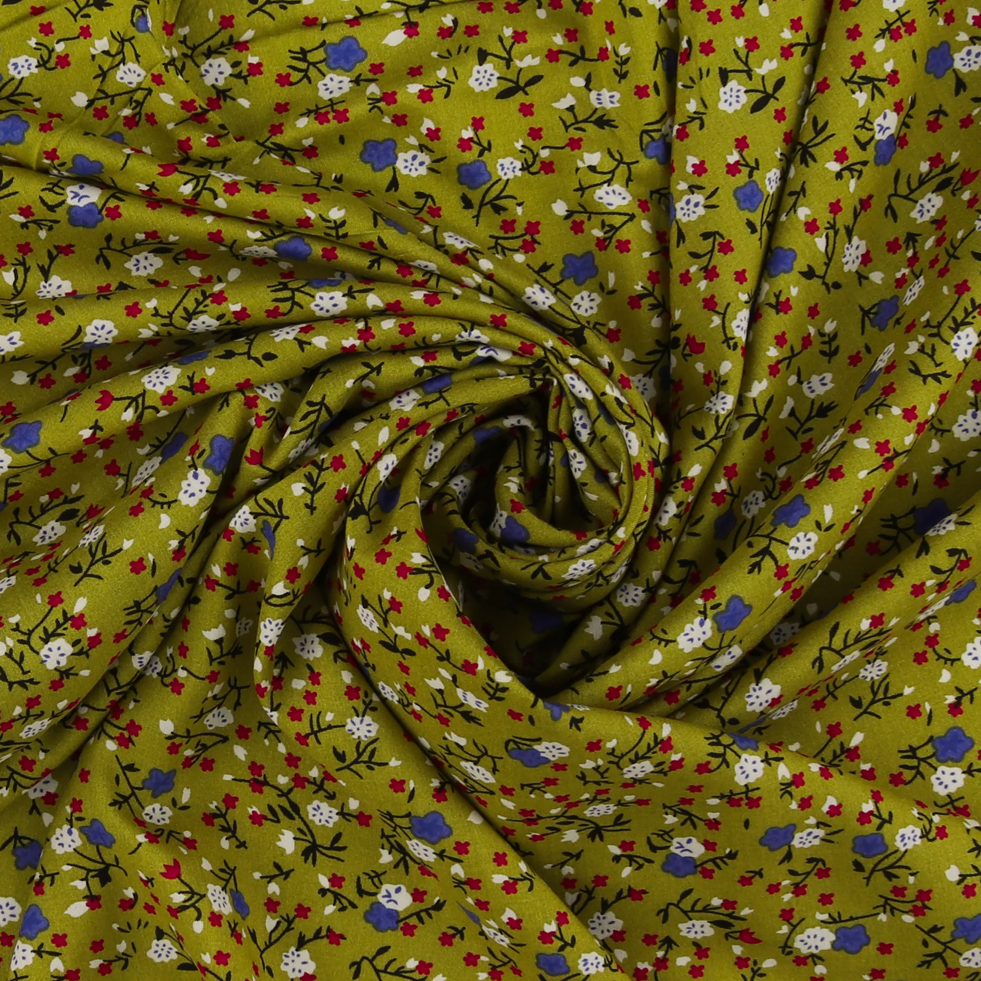 Printed Rayonne - MORGAN - 015 - Chartreuse - Image 2