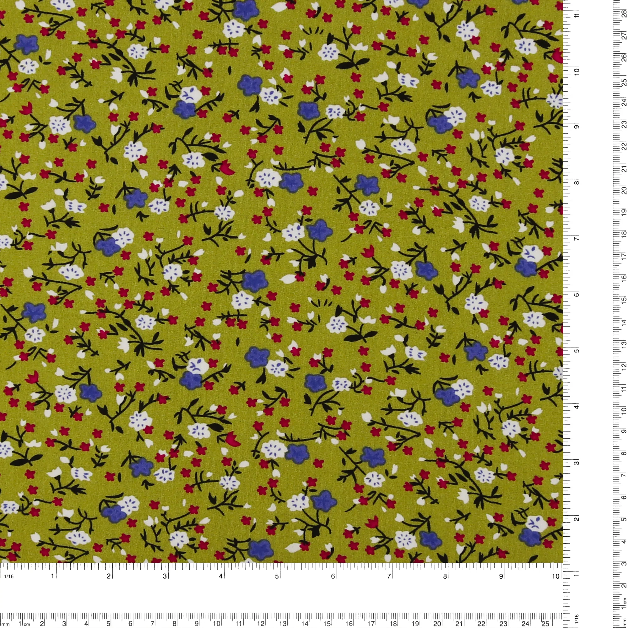 Printed Rayonne - MORGAN - 015 - Chartreuse - Image 3