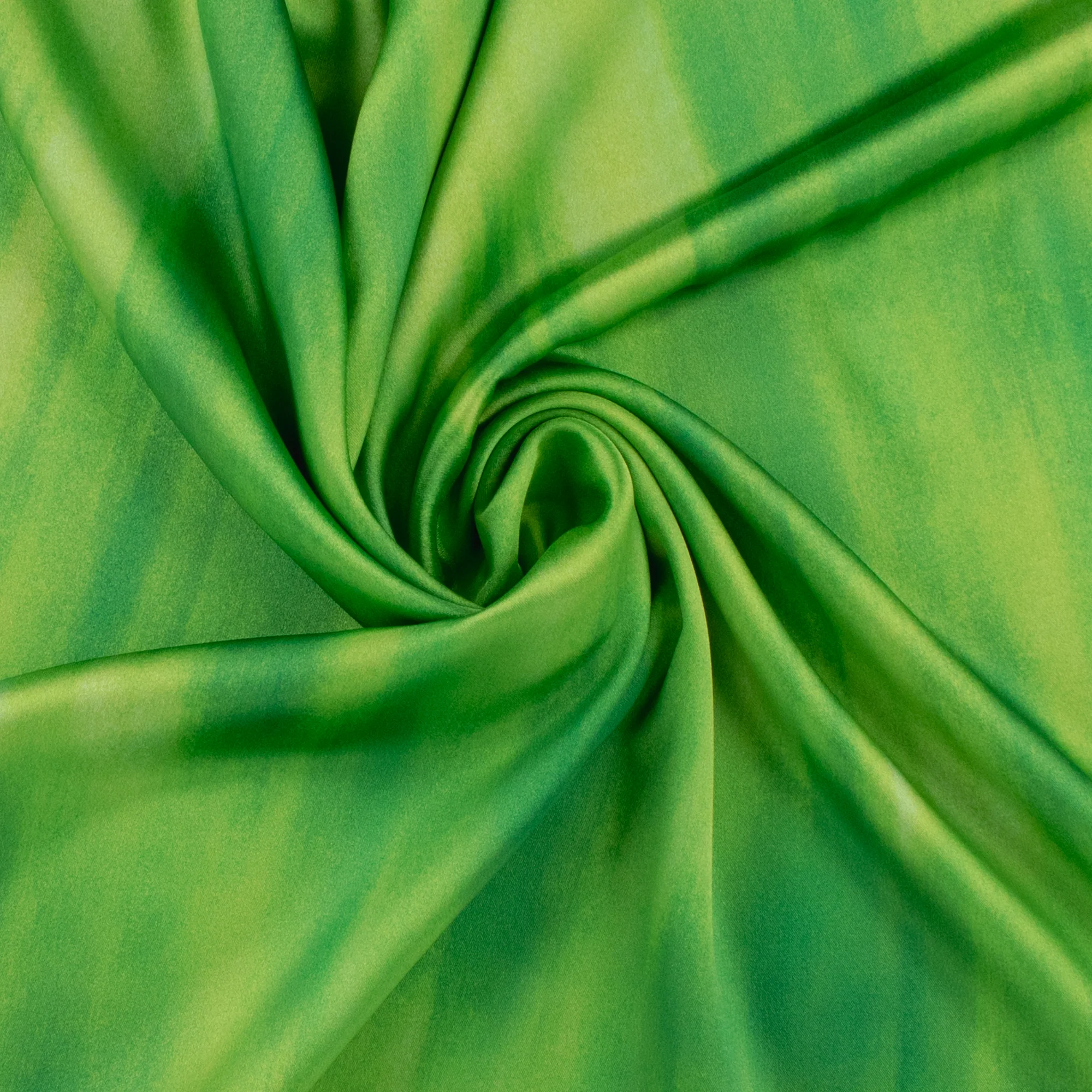 Printed Satin - ELEGANZA - 010 - Green - Image 2