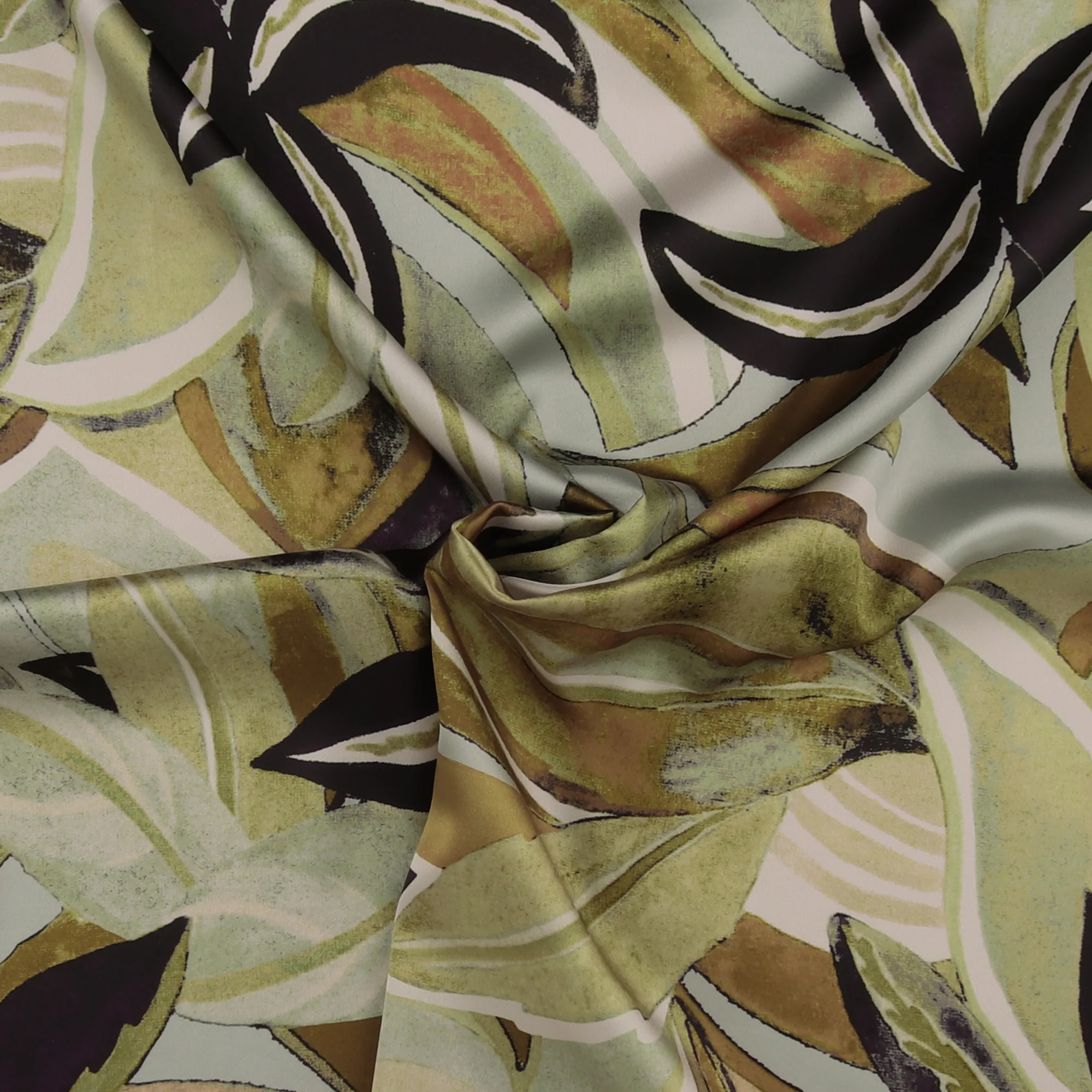 Printed Satin - GABRIELLA - 014 - Neutral - Image 2