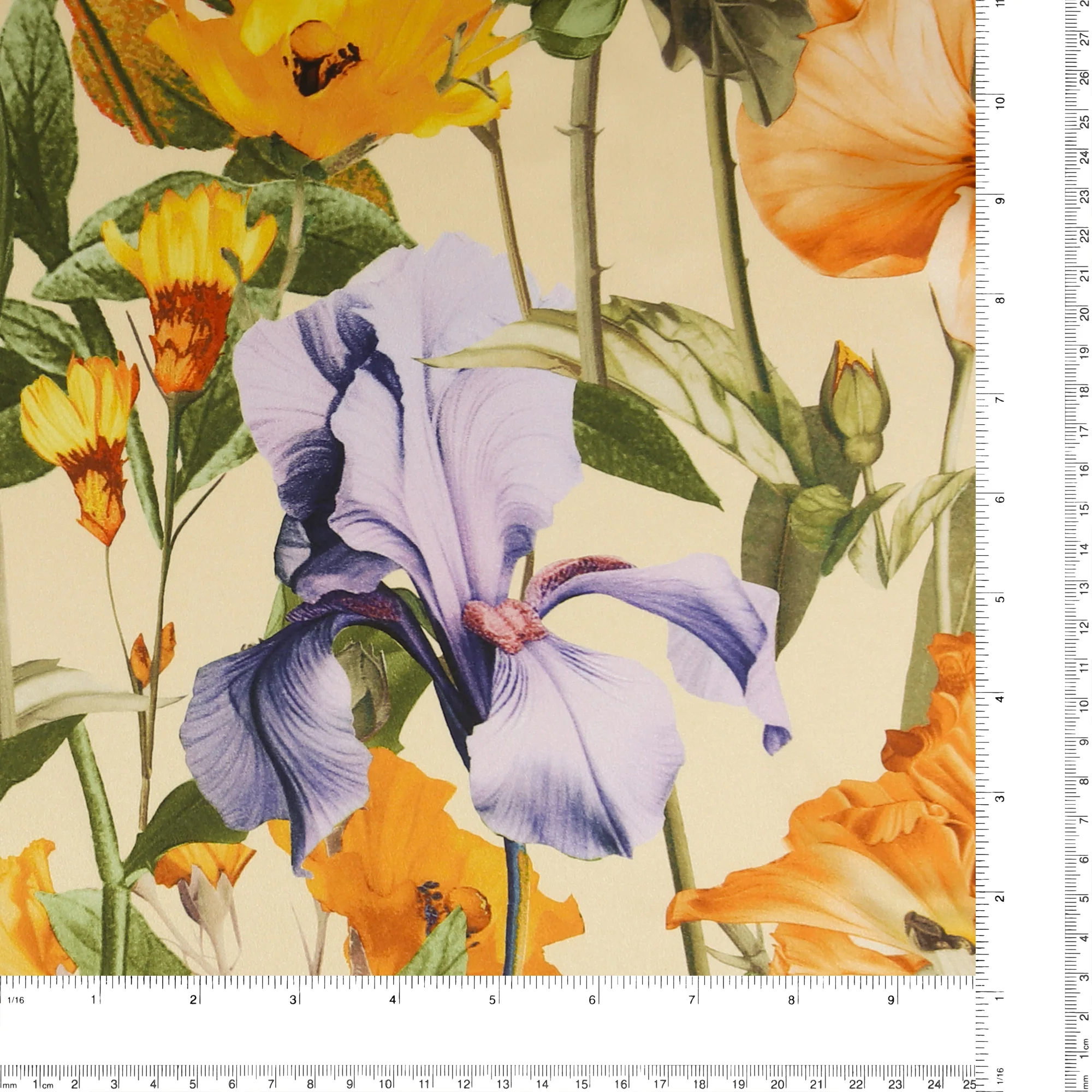 Printed Satin - LAST DANCE - 002 - Champagne - Image 3