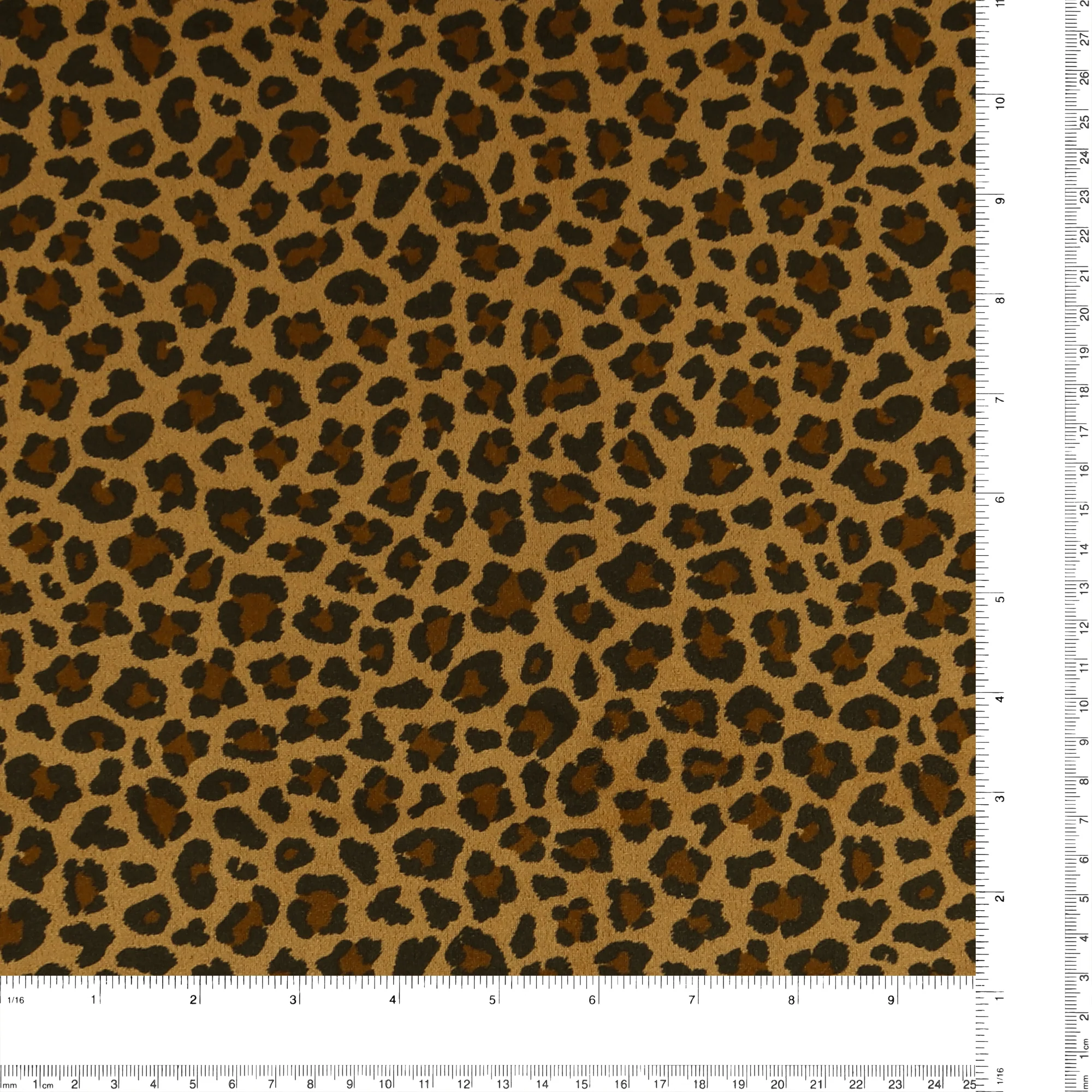 Printed Scuba Suede - ACADEMY - 005 - Cinnamon - Image 3