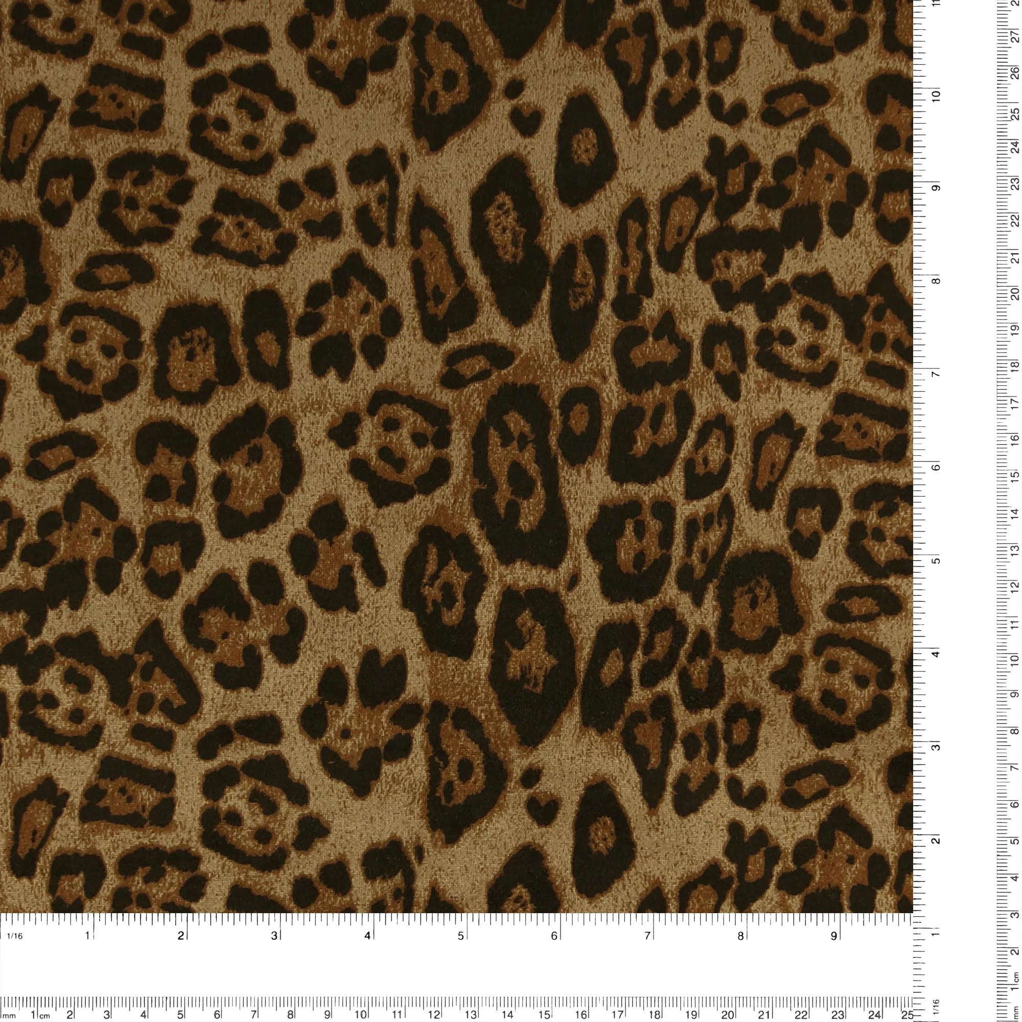 Printed Scuba Suede - ACADEMY - 007 - Light Brown - Image 3