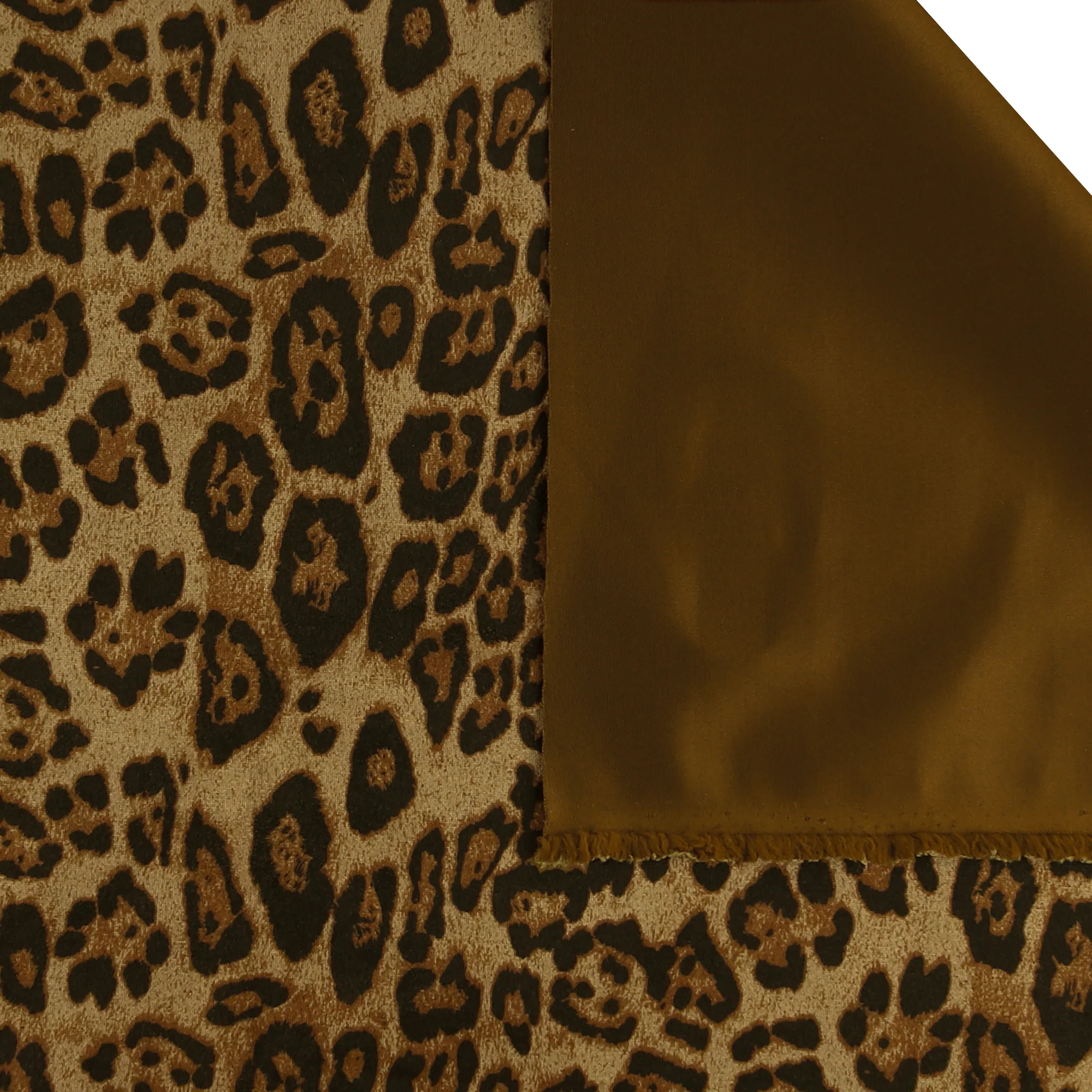 Printed Scuba Suede - ACADEMY - 007 - Light Brown - Image 4