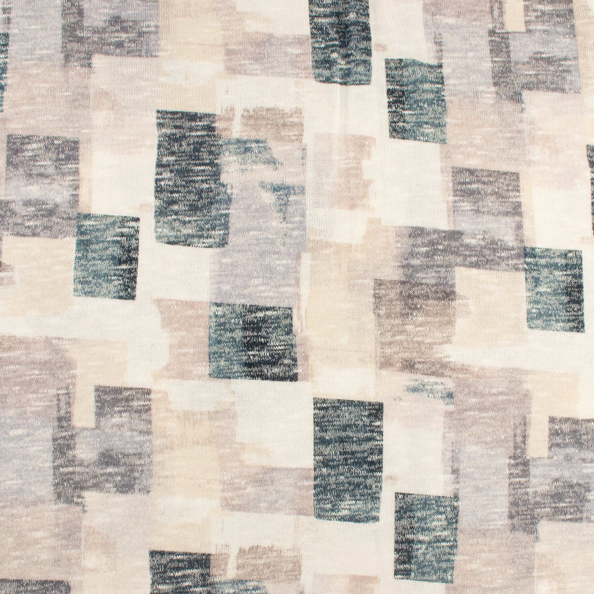 Printed Slub Knit - MANSFIELD - 001 - Denim