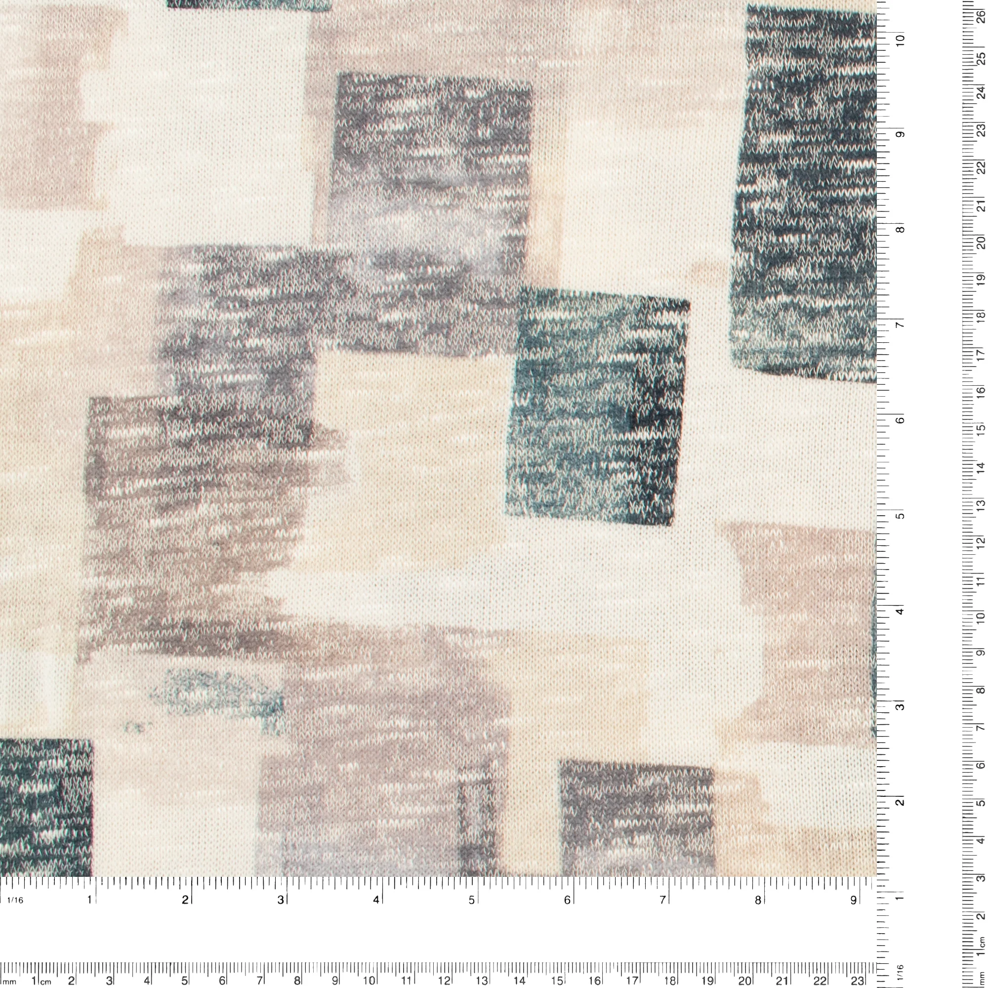 Printed Slub Knit - MANSFIELD - 001 - Denim - Image 3