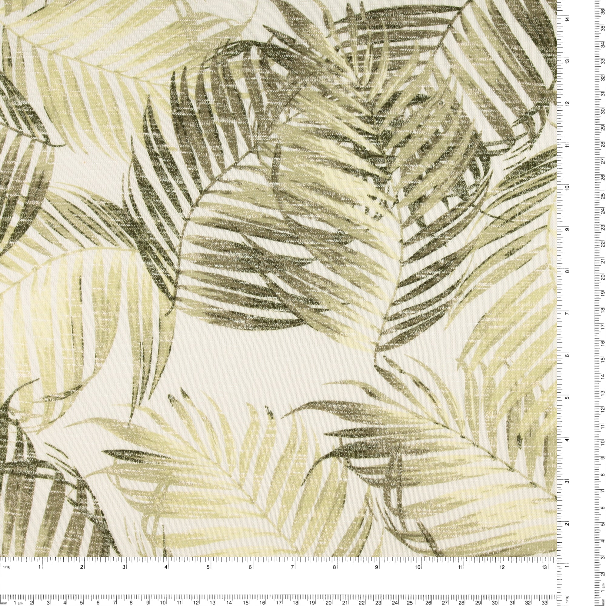 Printed Slub Knit - MONICA - 003 - Light Green - Image 3
