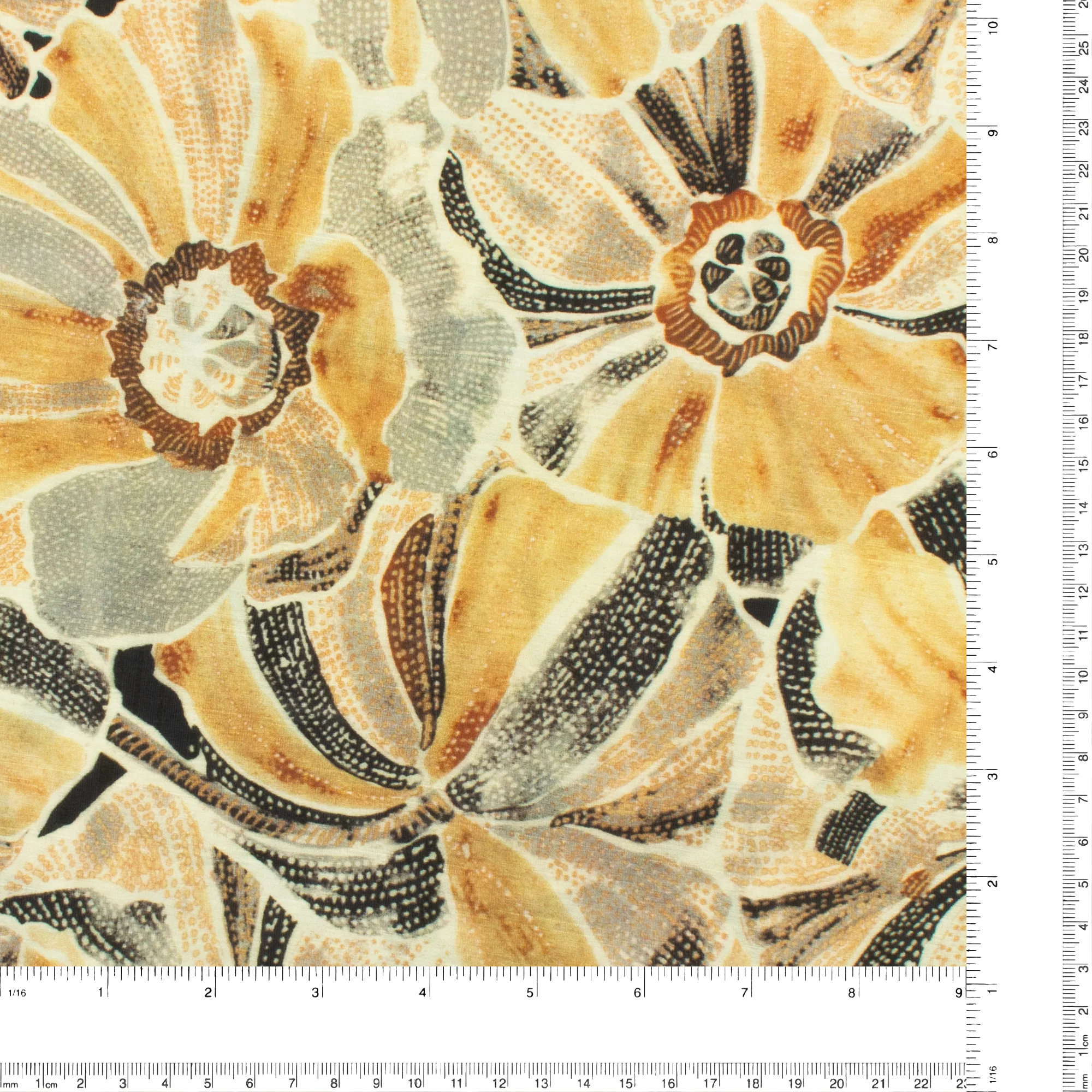 Printed Tencel Look - DESERT NILE - 006 - Topaz - Image 3
