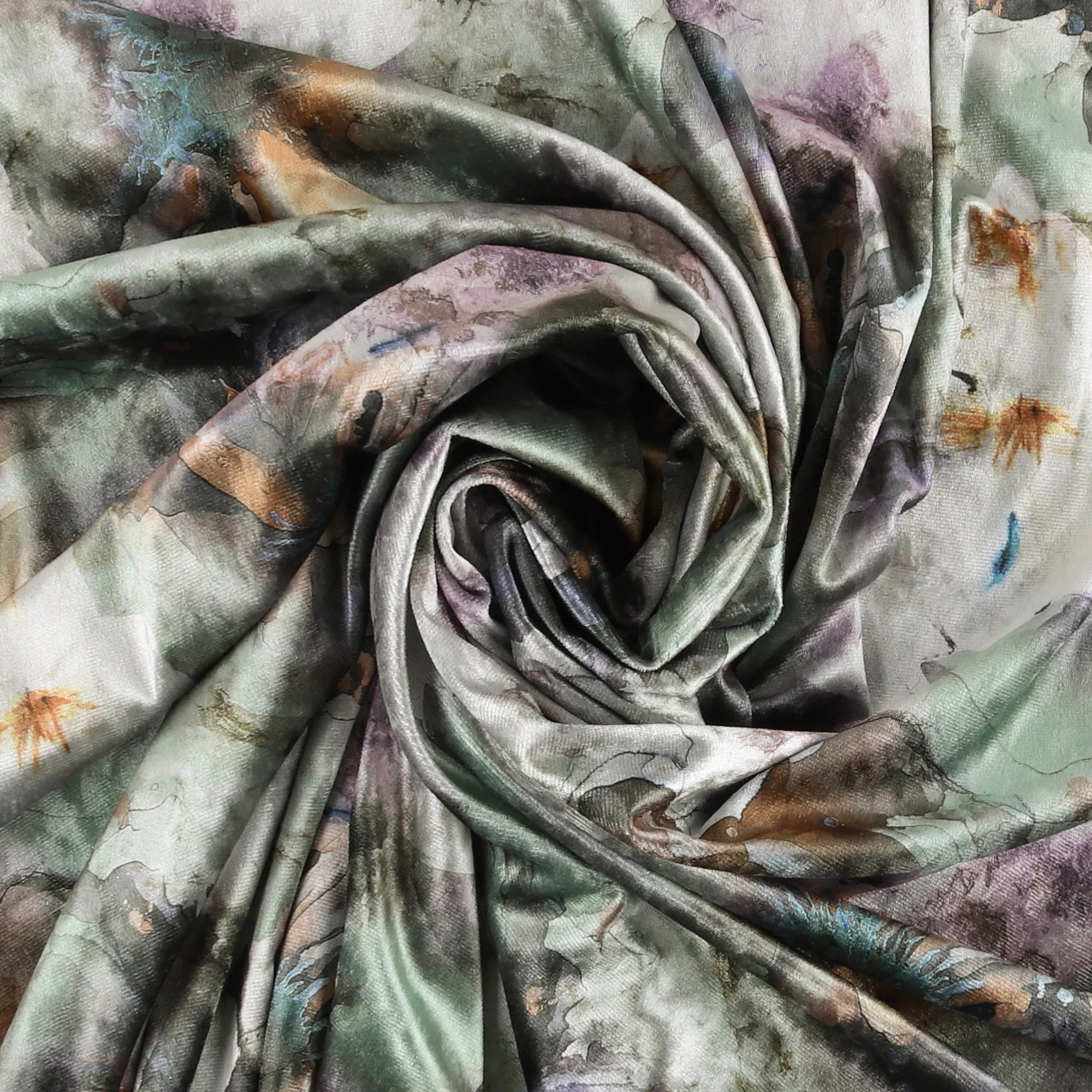 Printed Velvet - LOUELLA - 014 - Mint - Image 2