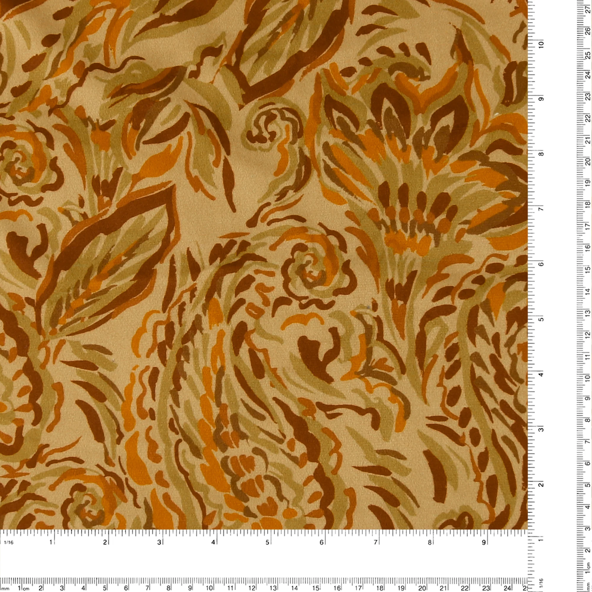 Printed Velvet - LOUELLA - 019 - Camel - Image 3