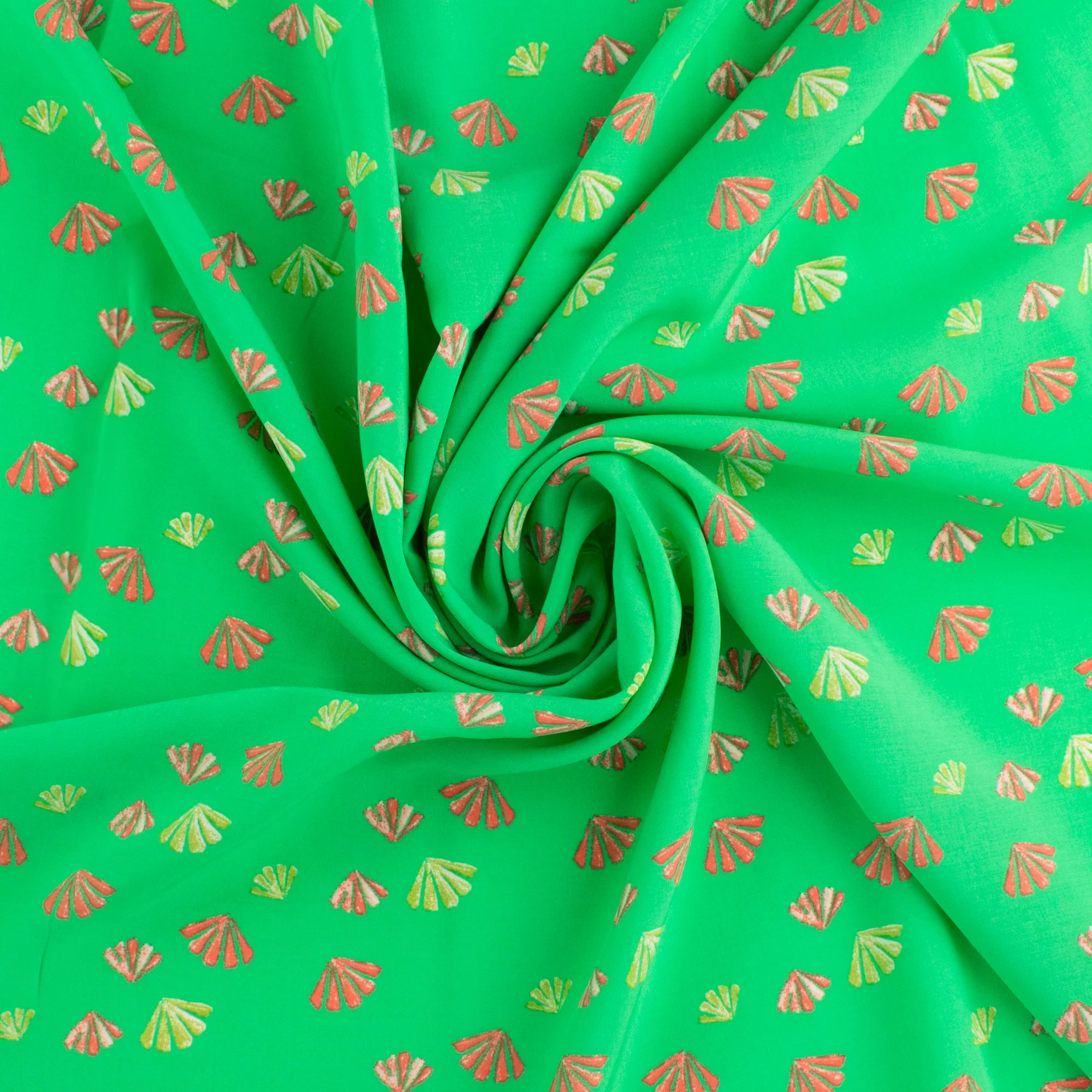 Printed Viscose - ALESSIA - 013 - Green - Image 2