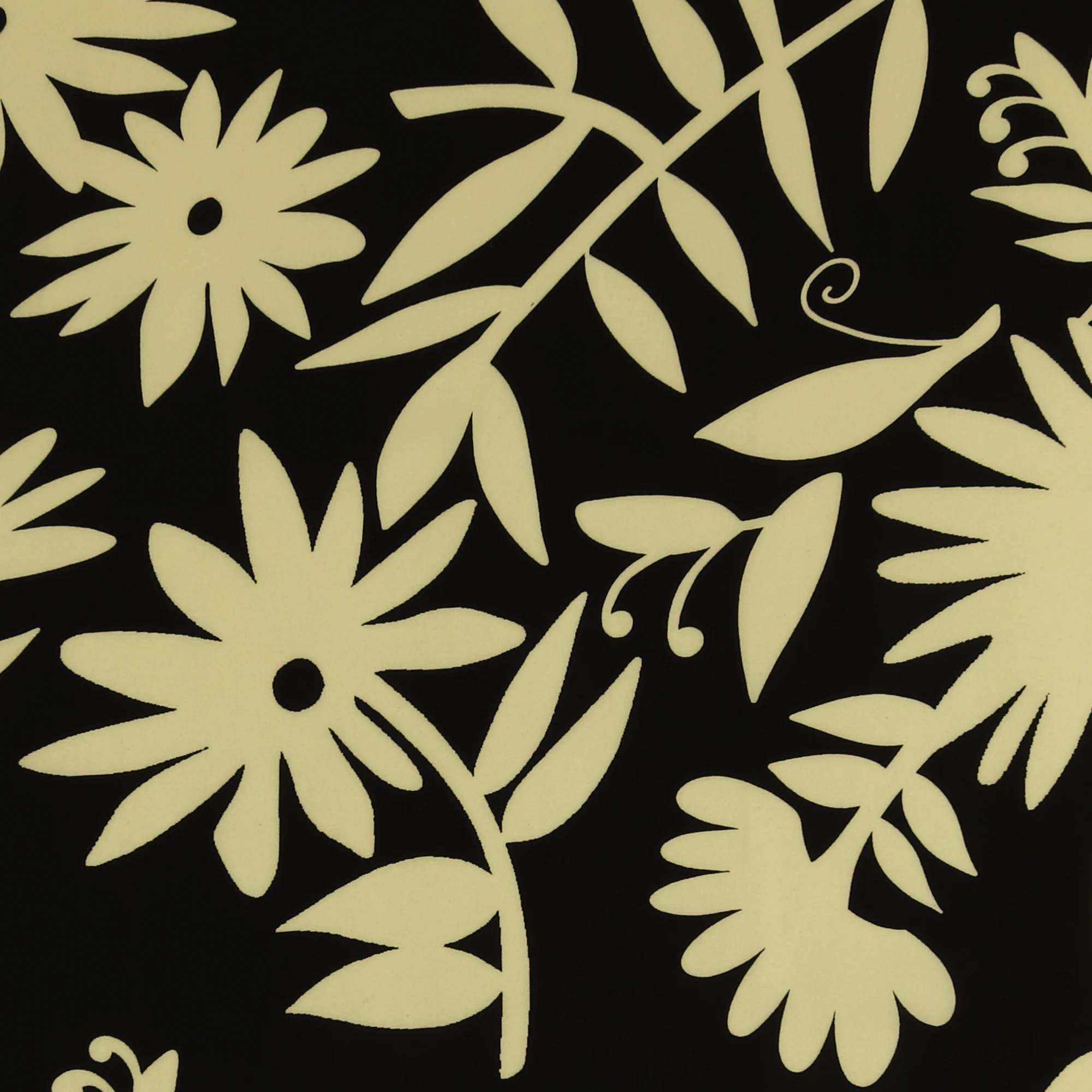 Printed Viscose - FANTASY - 009 - Black