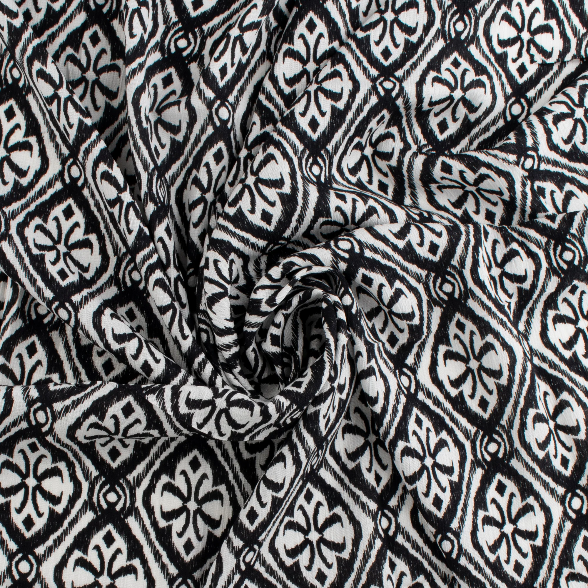 Printed Viscose - ISABEL - 003 - Black - Image 2