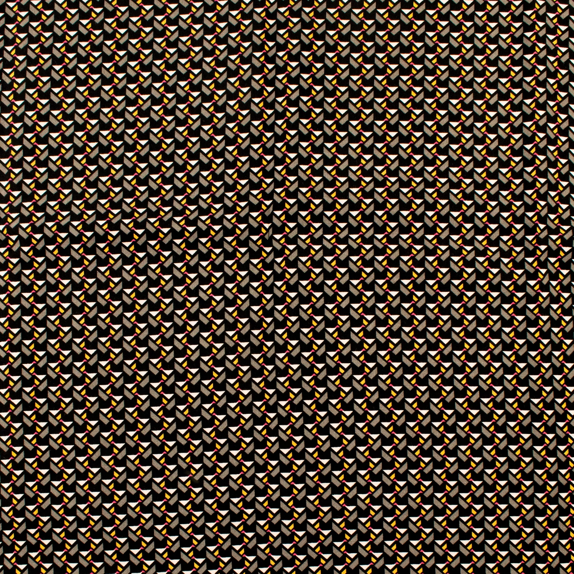 Printed Viscose - ROTTERDAM - 002 - Black