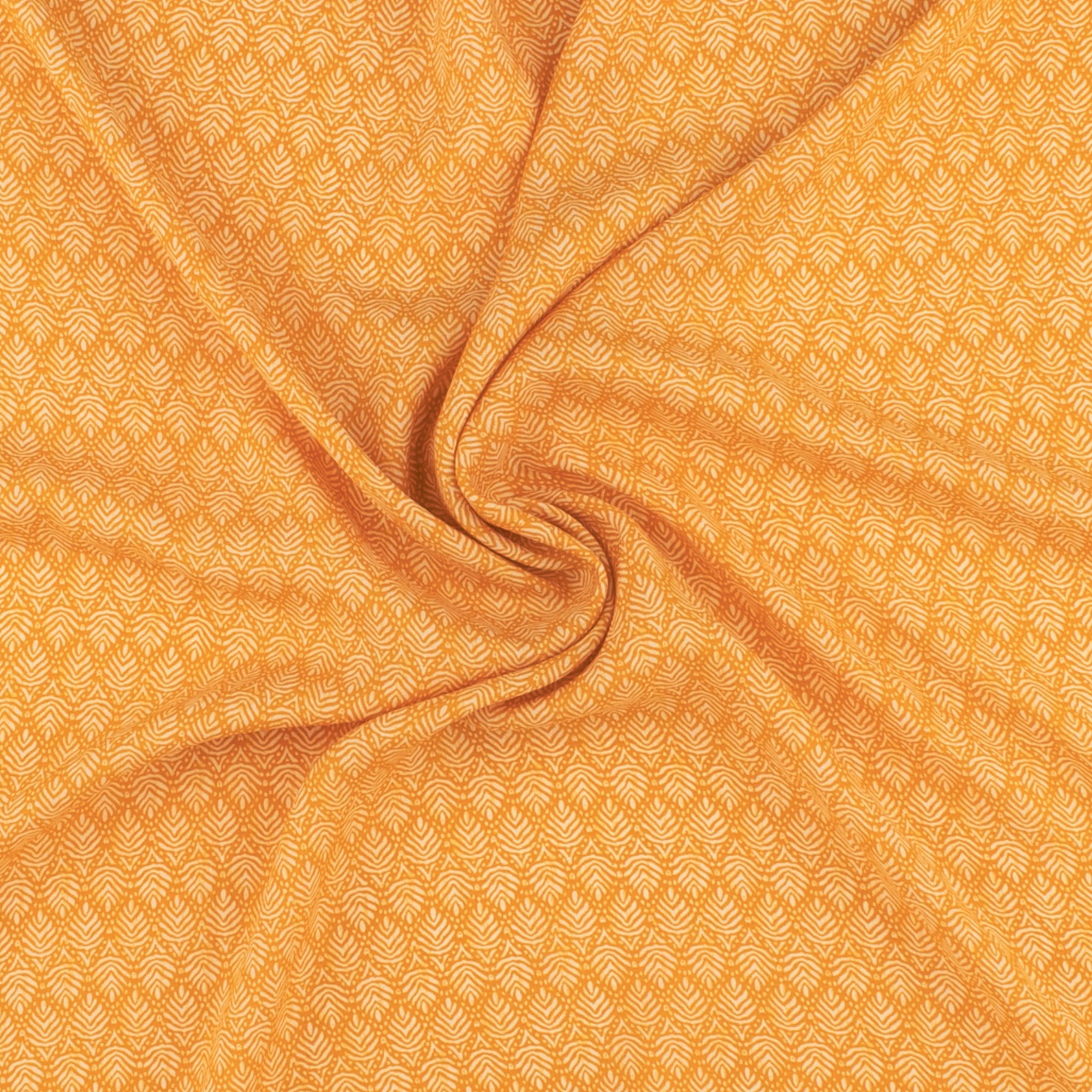 Printed Voile - KATIA - 006 - Ochre - Image 2