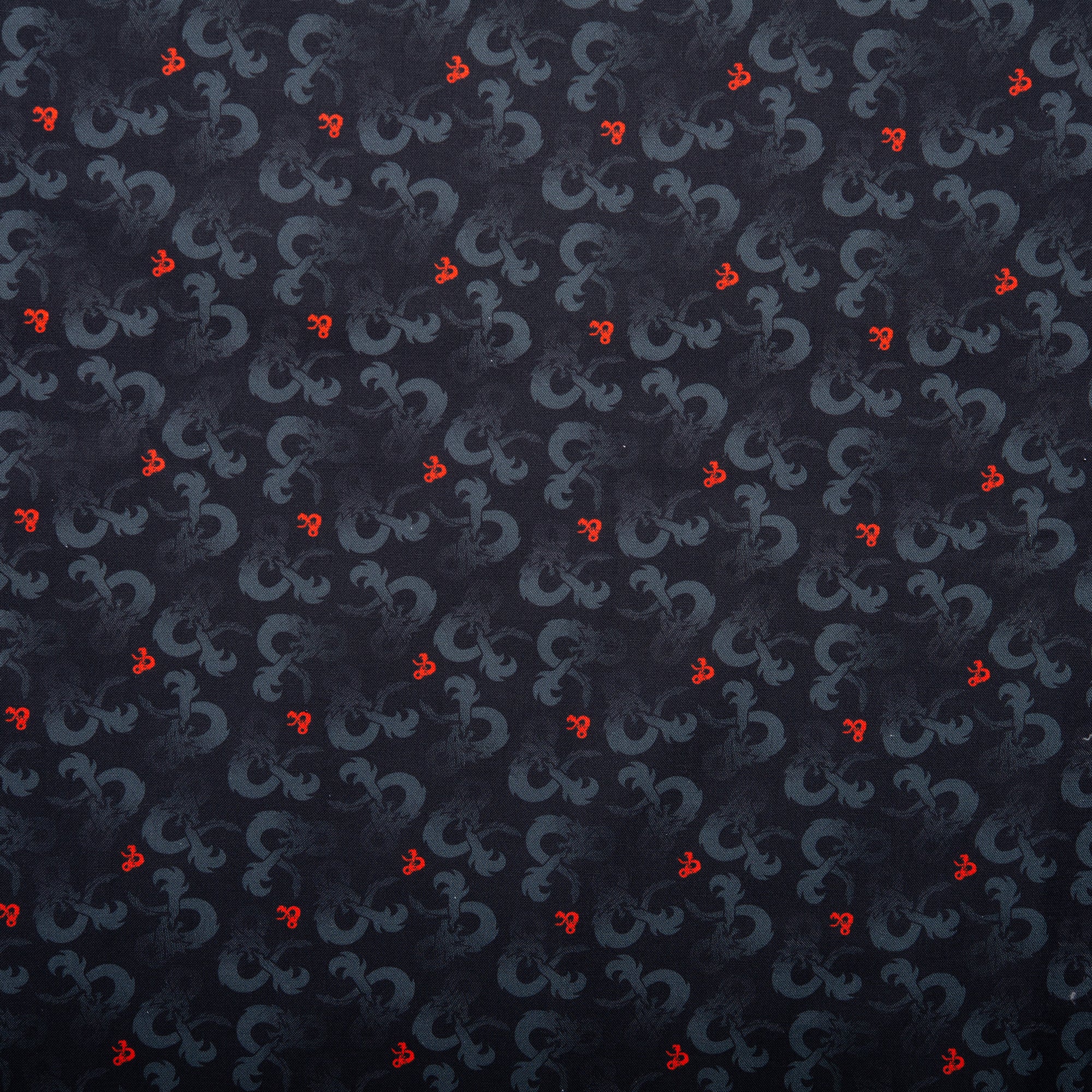 PRIVILÈGE by CAMELOT - Licensed Cotton Print - Dungeon and dragons - Black