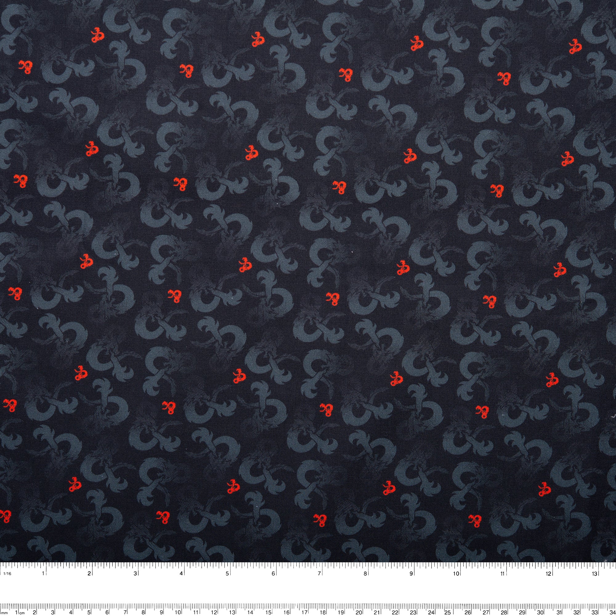 PRIVILÈGE by CAMELOT - Licensed Cotton Print - Dungeon and dragons - Black - Image 3