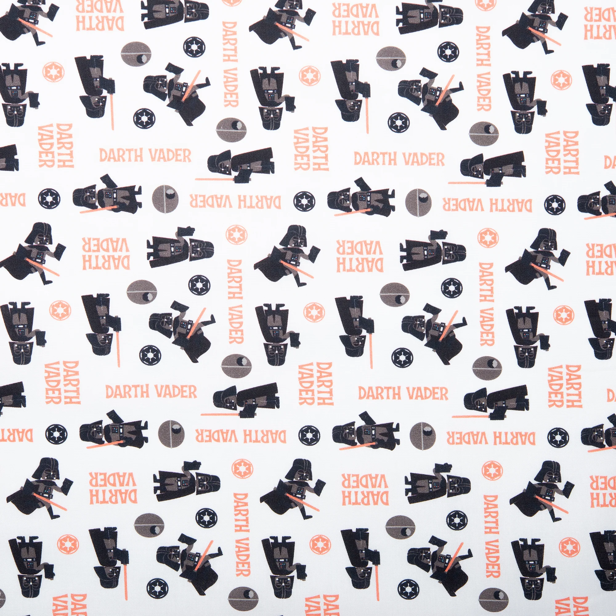 PRIVILÈGE by CAMELOT - Licensed Cotton Print - Star Wars -Darth Vader - White